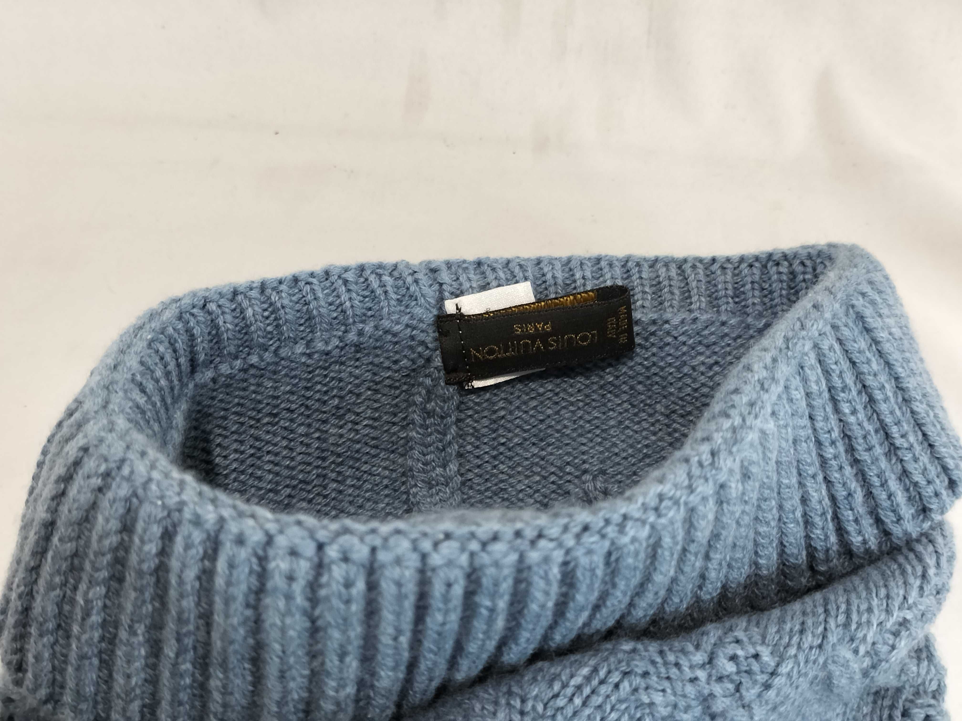 Knit Cap Cashmere Blue Box Included Handbag — view 4