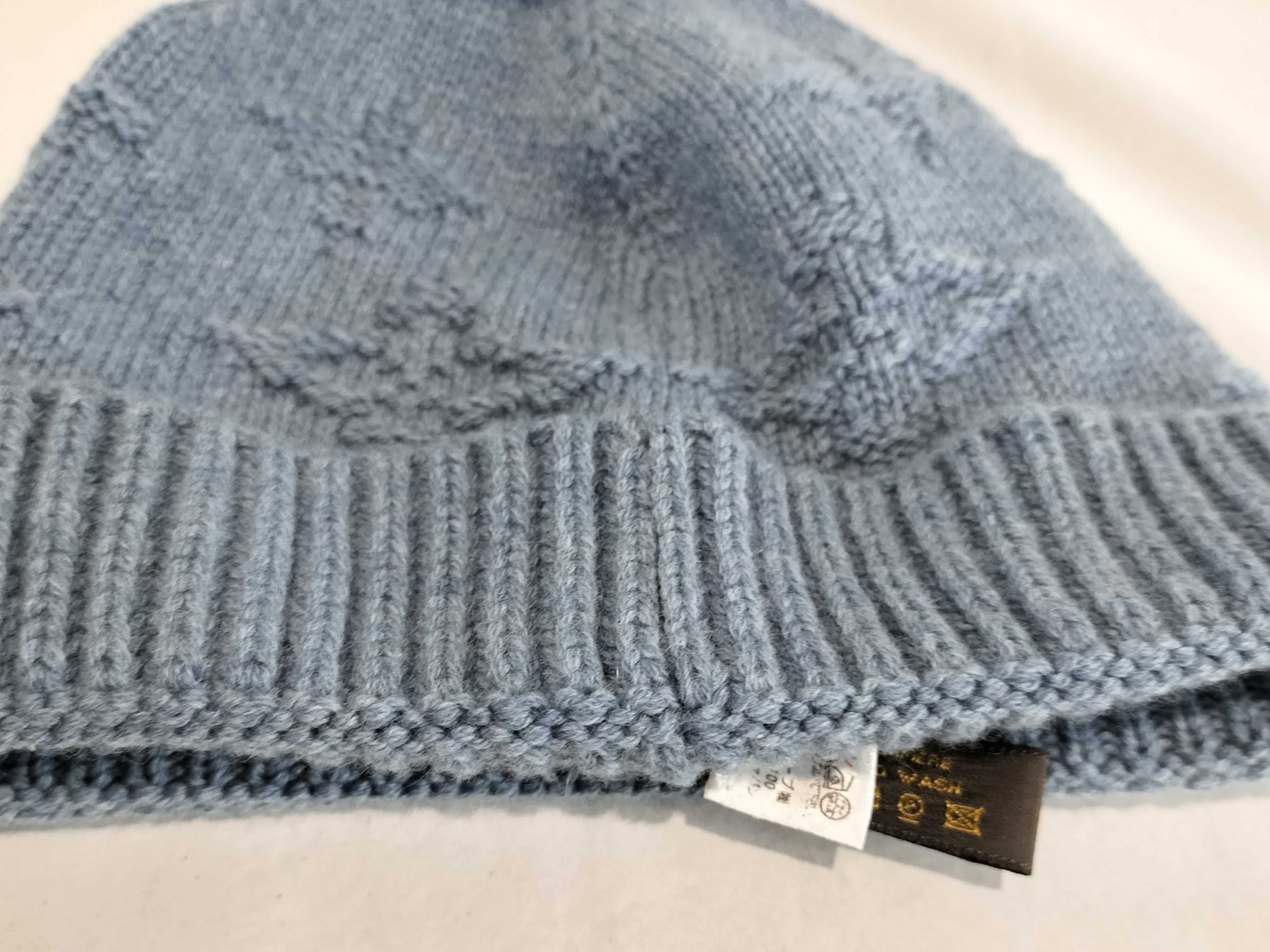 Knit Cap Cashmere Blue Box Included Handbag — view 6