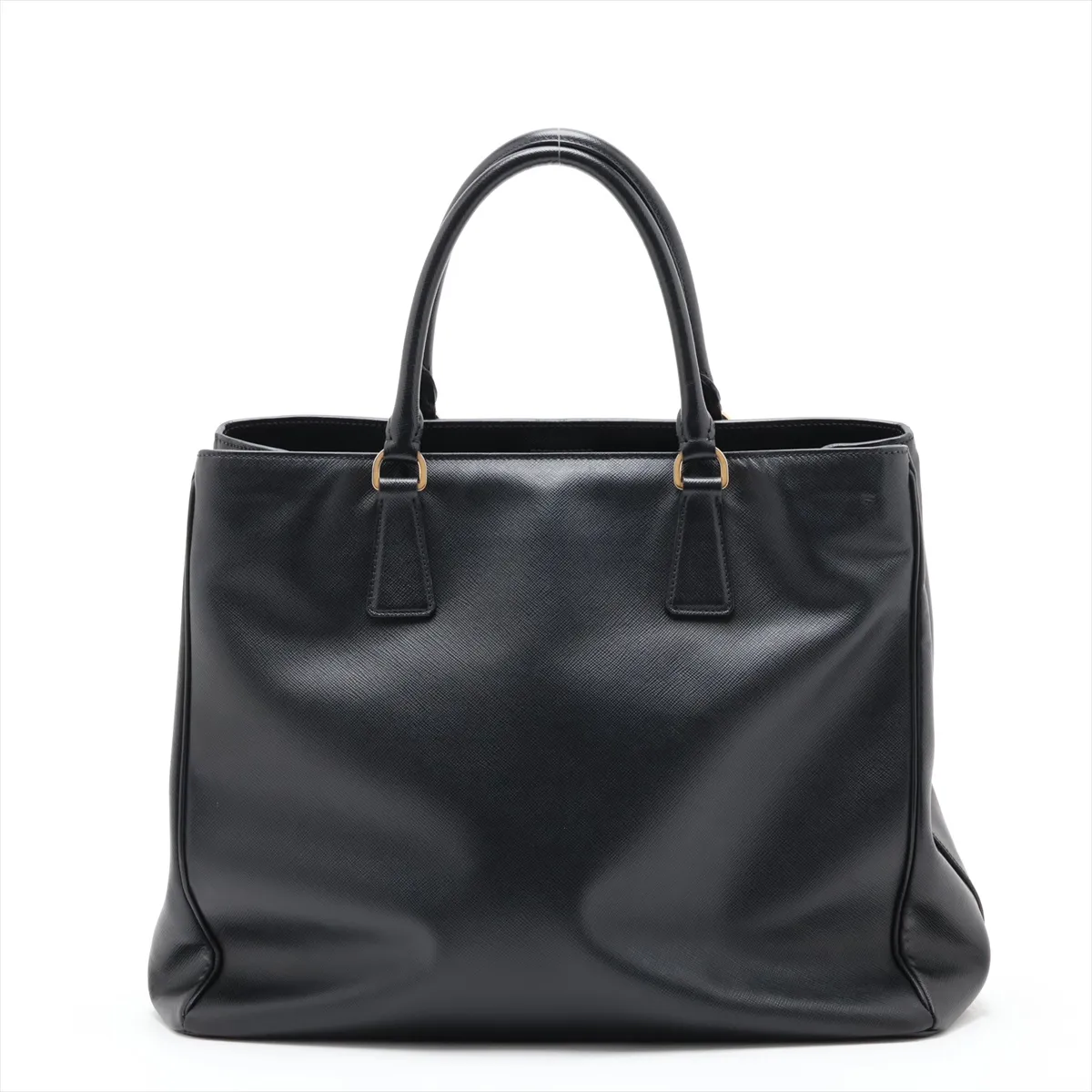 Saffiano Galleria Leather 2-Way Handbag, Black — view 2