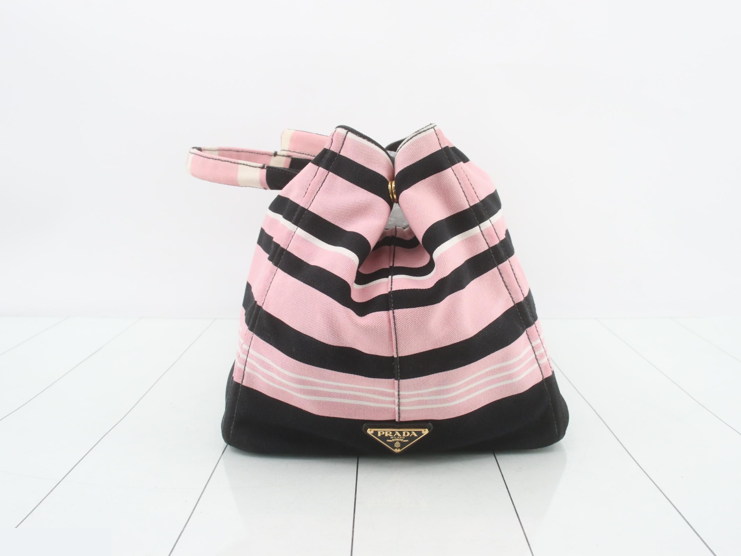 handbag, women's, Canapa Riege, large size, pink and black, rare. — view 4
