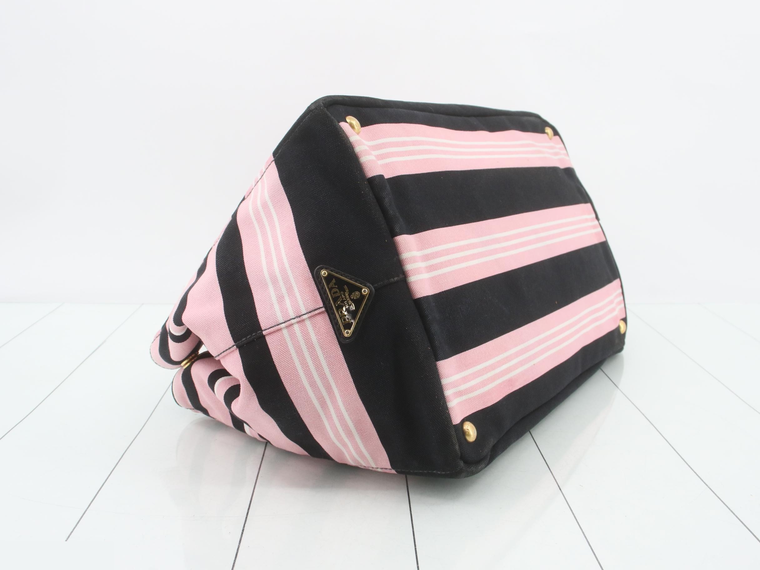 handbag, women's, Canapa Riege, large size, pink and black, rare. — view 5