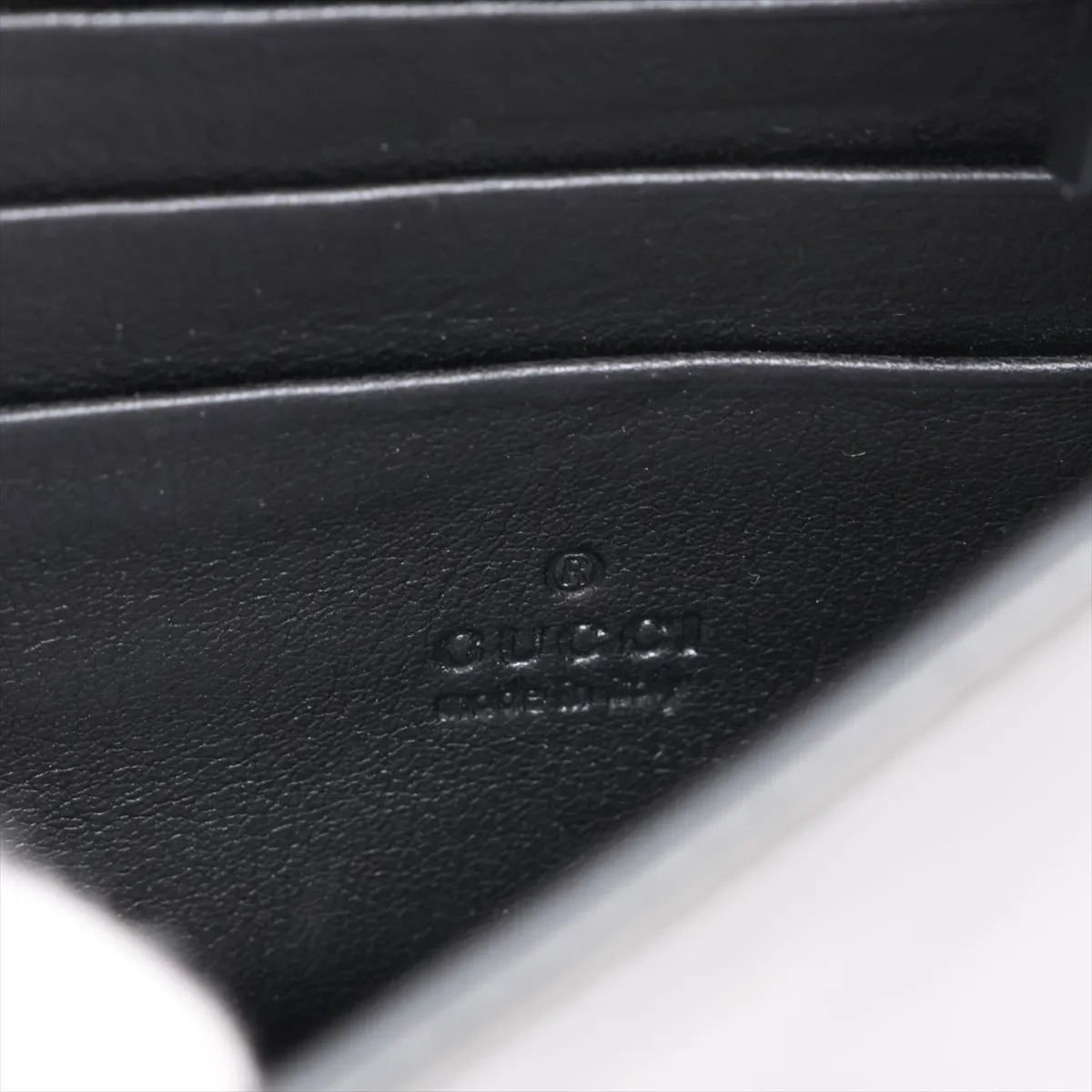Interlocking G 369664 Patent Leather Shoulder Bag, Black — view 8