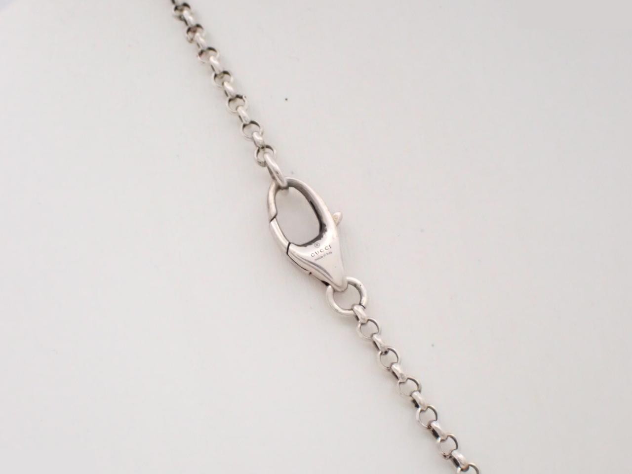 Double G Arabesque Key Necklace, Ag925, 15.1g, Chain approx. 50cm — view 2