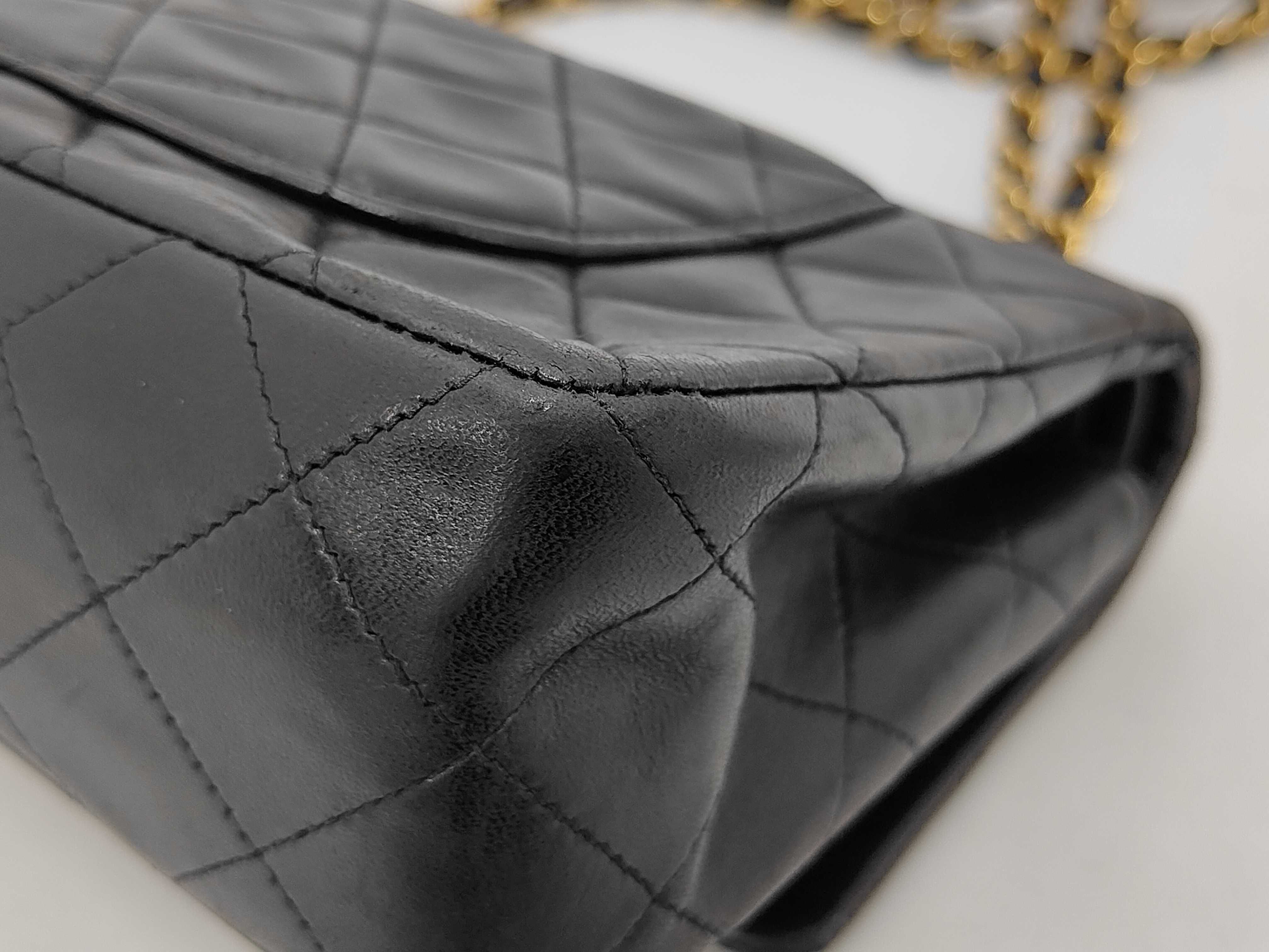 Matelassé Chain Shoulder Bag, Lambskin Shoulder Bag — view 3