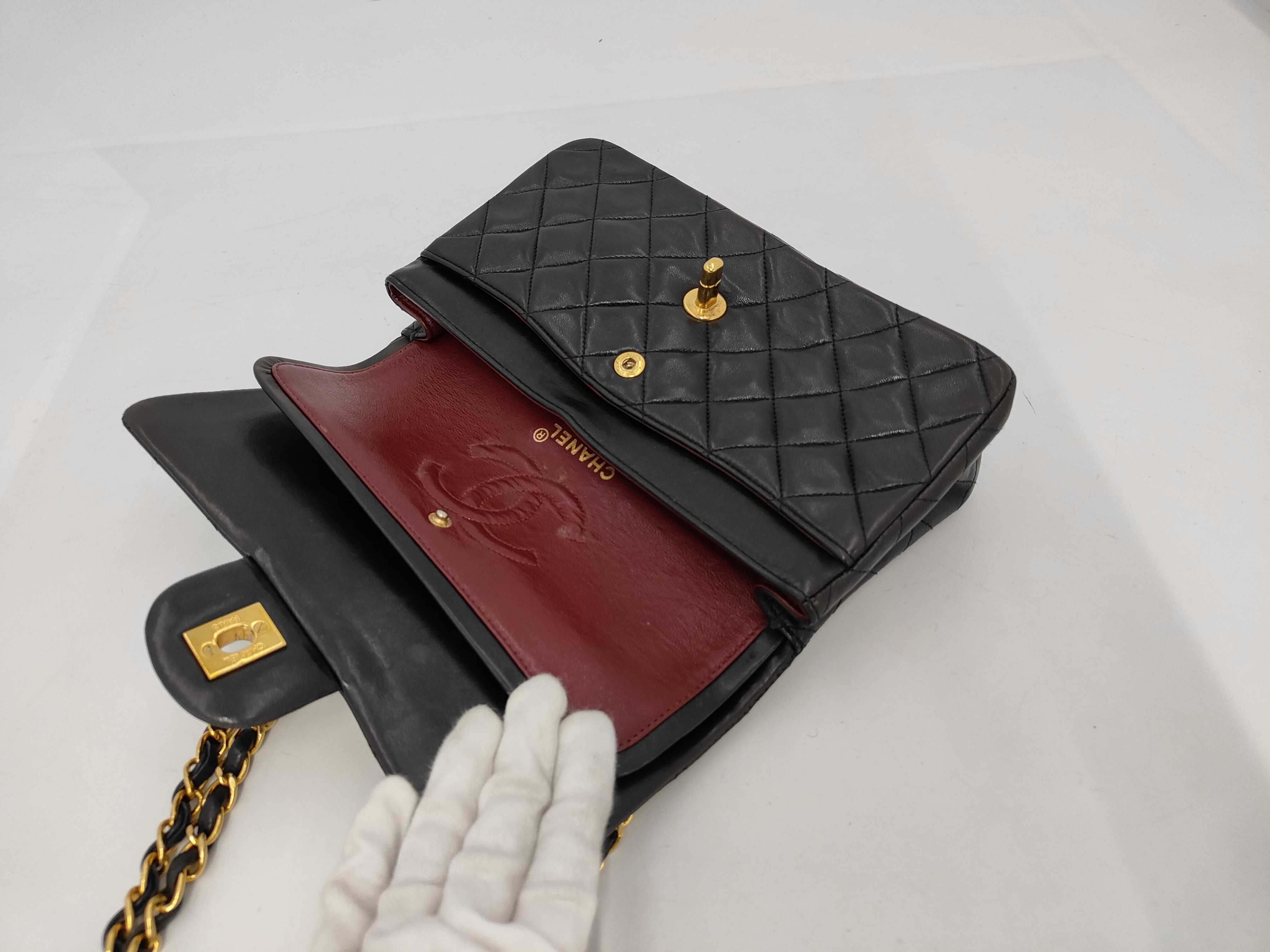 Matelassé Chain Shoulder Bag, Lambskin Shoulder Bag — view 8