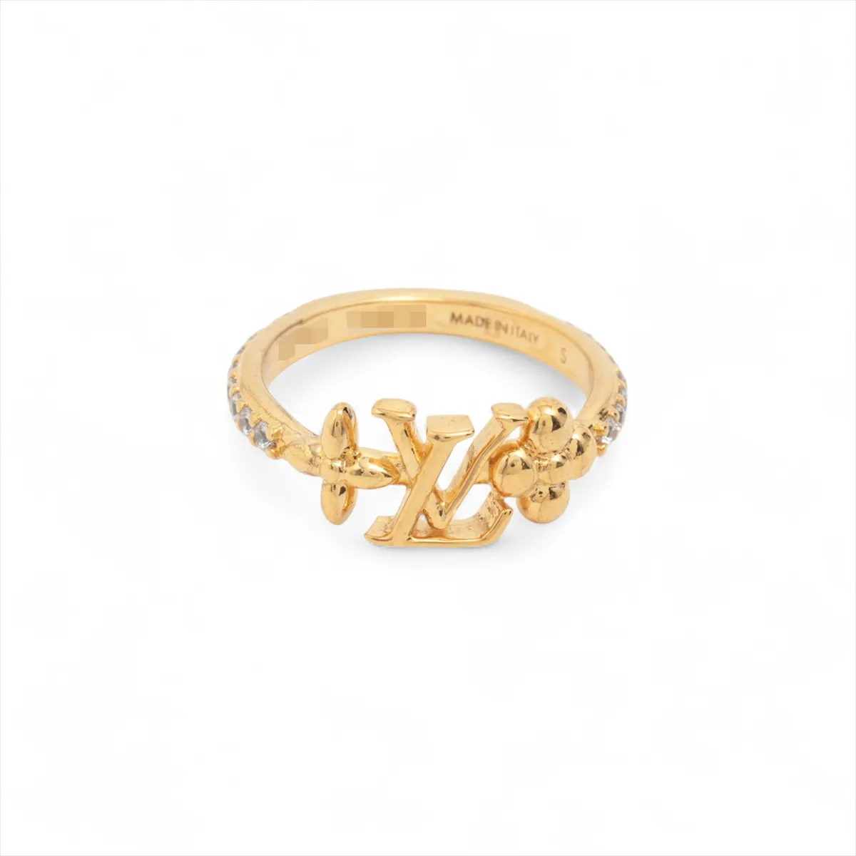 M1461S Ring LV Iconic TE4213 Ring S GP x Rhinestone Gold