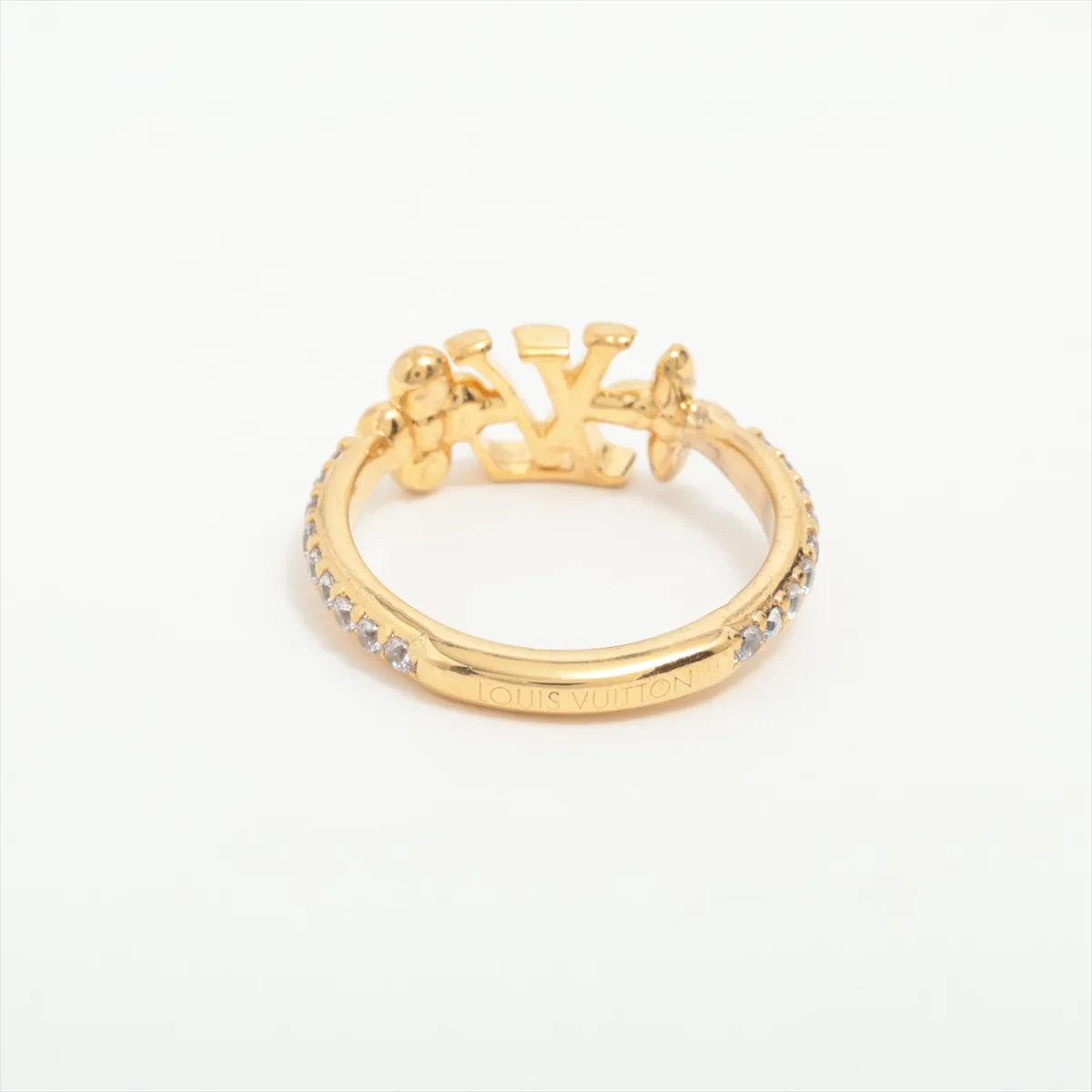 M1461S Ring LV Iconic TE4213 Ring S GP x Rhinestone Gold — view 2
