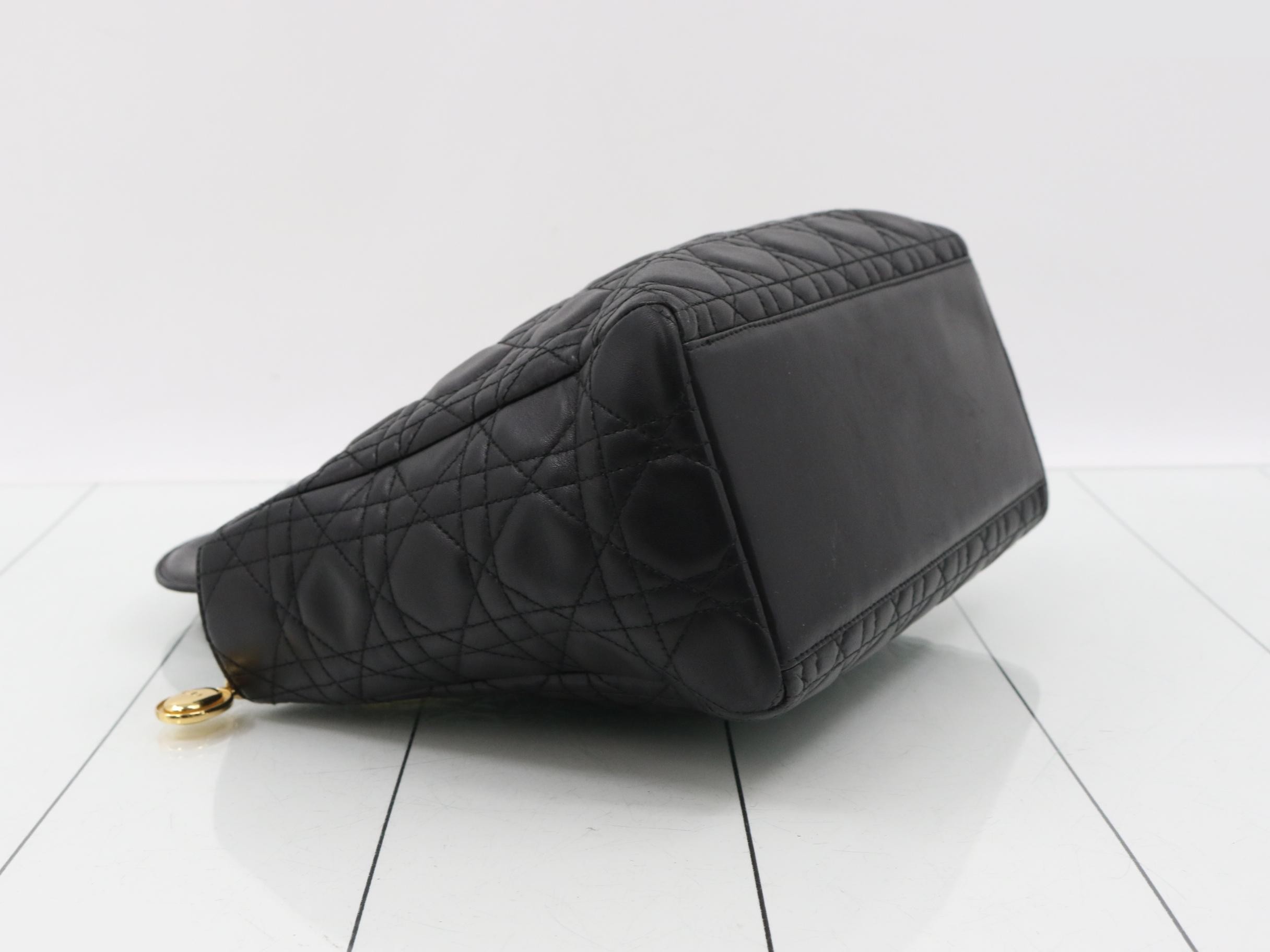 Lady Dior Lambskin Black — view 5