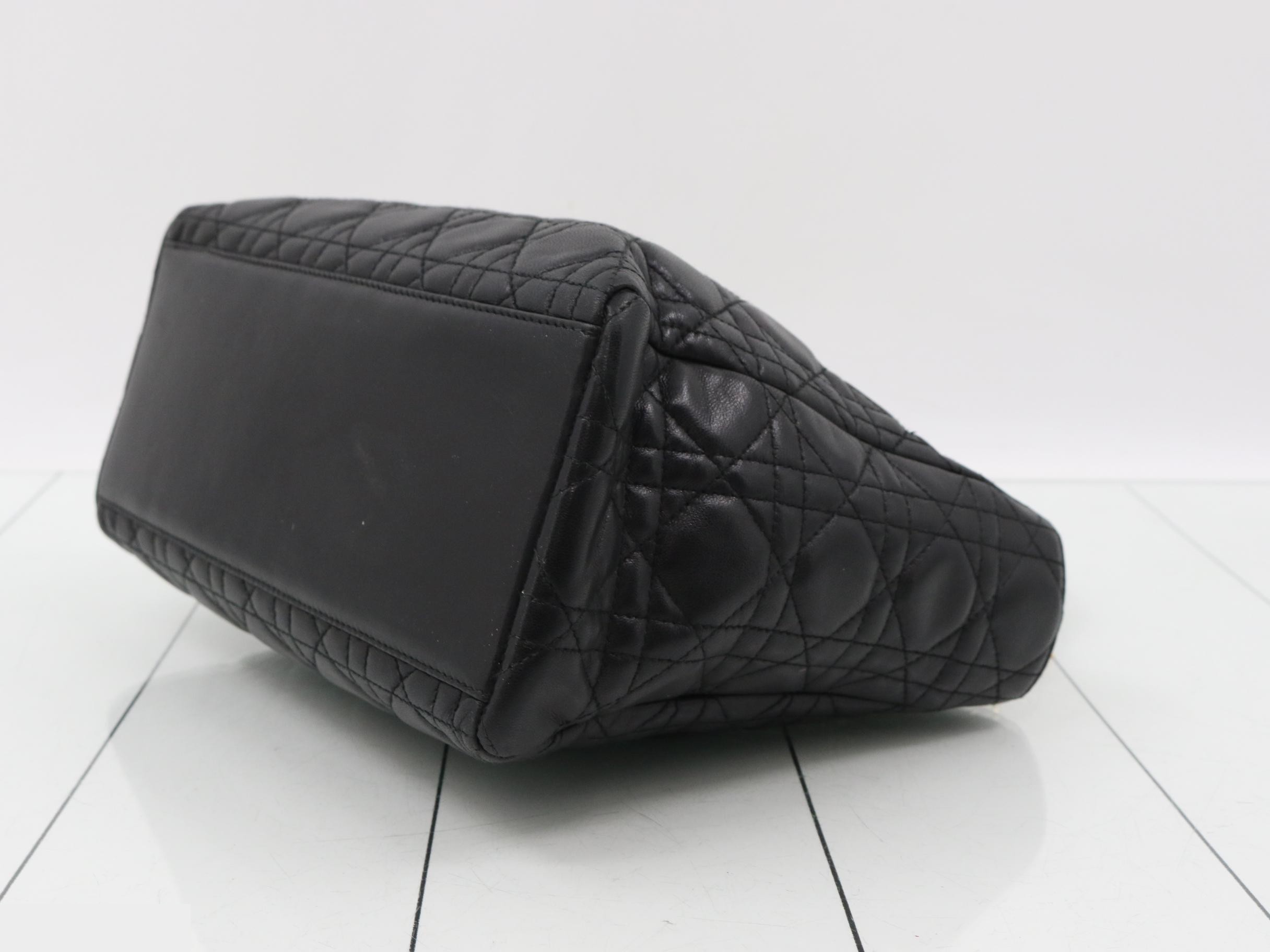 Lady Dior Lambskin Black — view 6