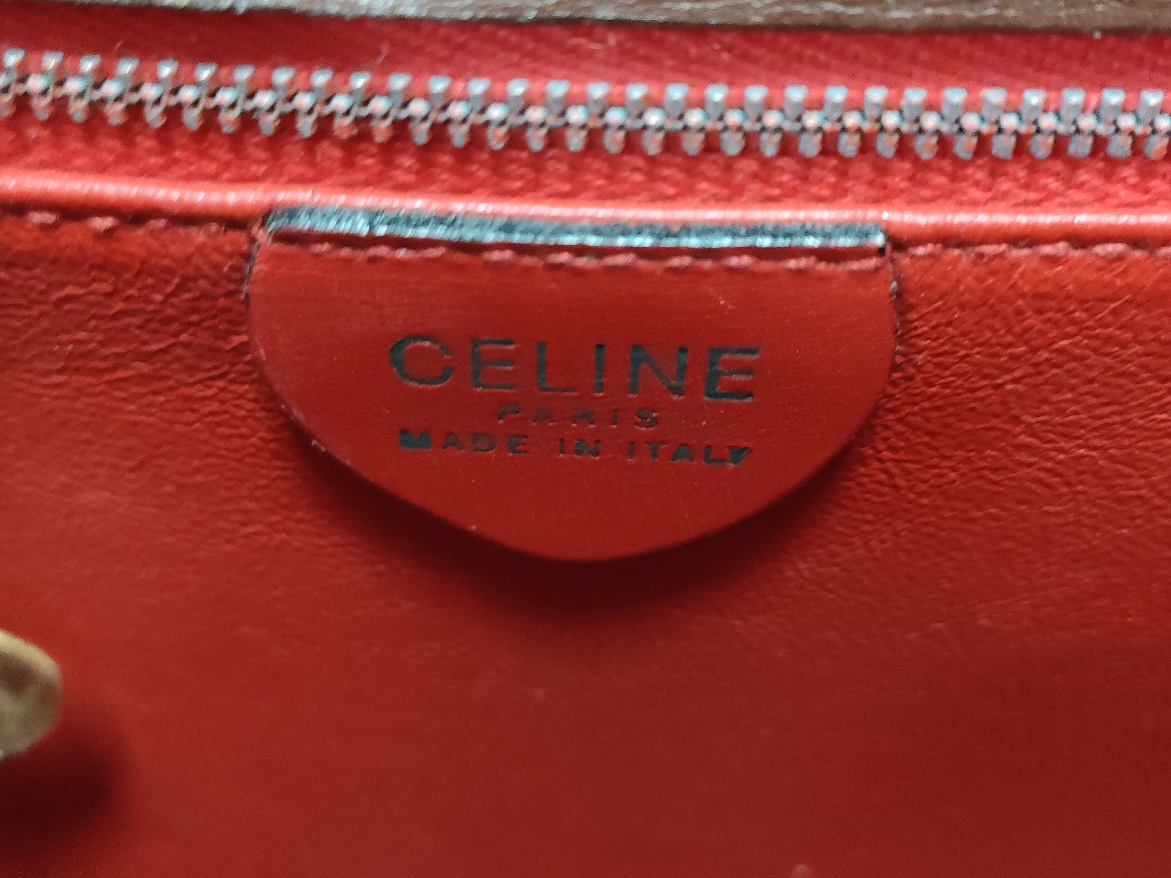 Leather One-Shoulder Bag with Gold Hardware — view 11