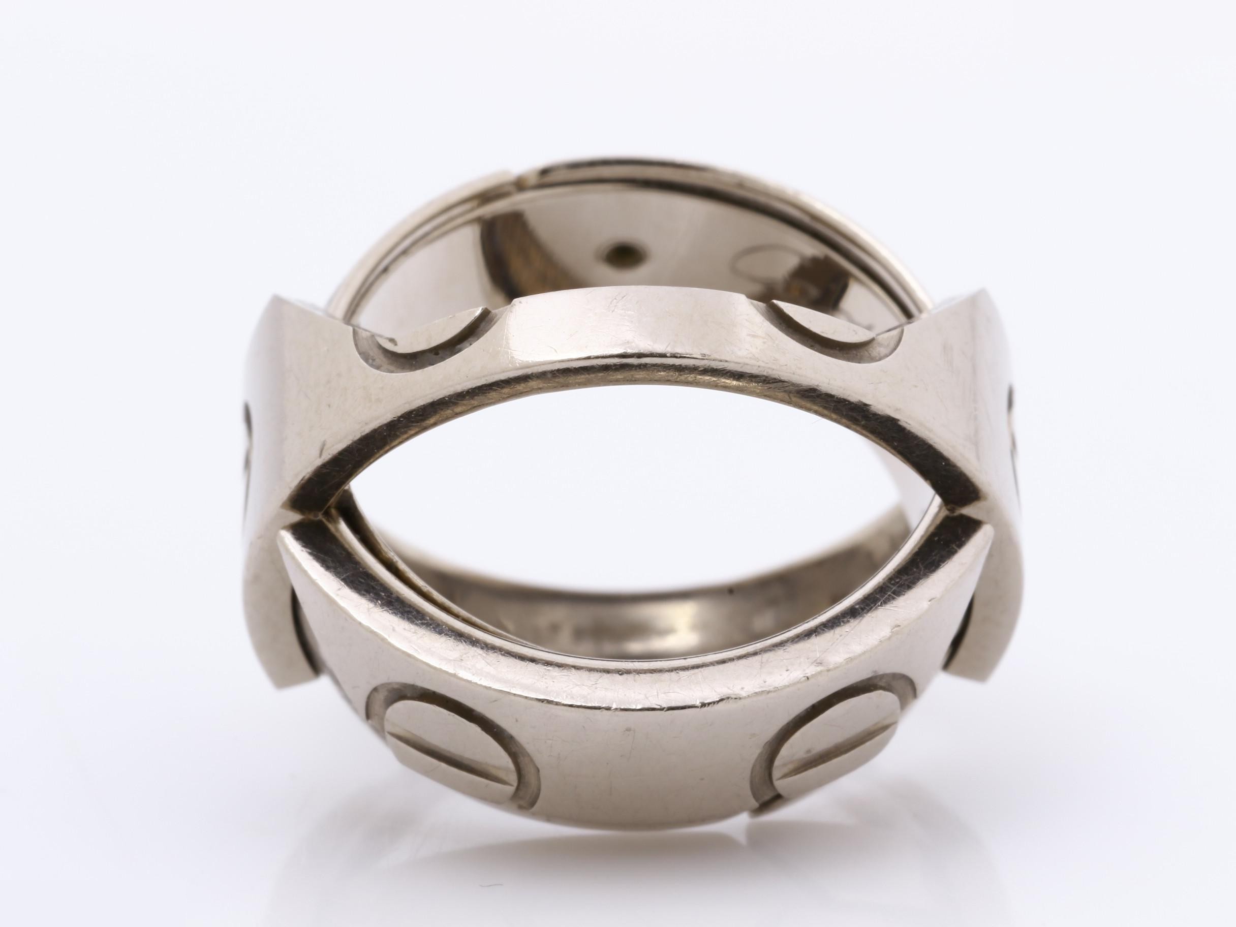 Astrolab ring, 750WG, 11.7g, #48 — view 2