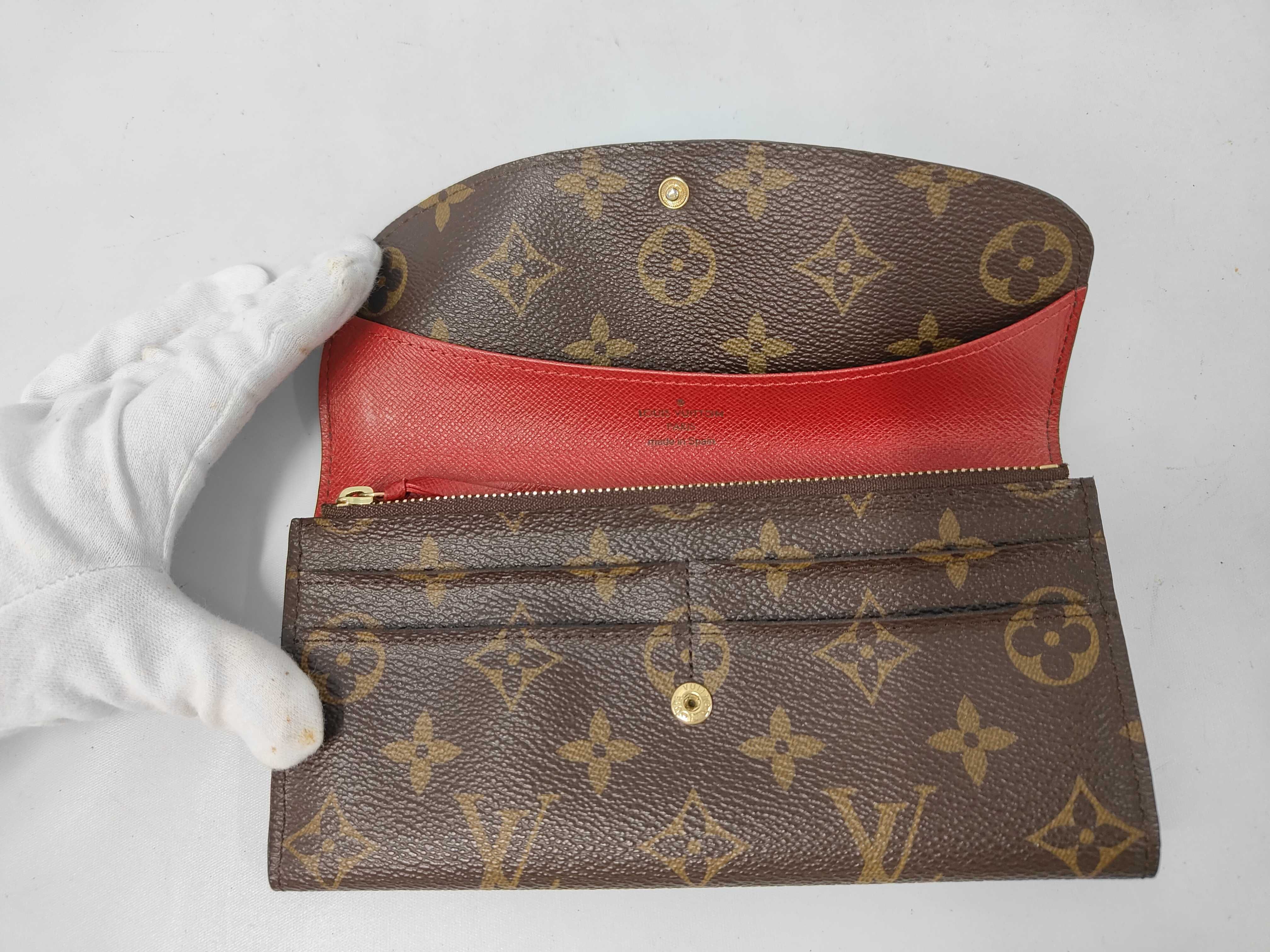 M60136 Monogram Portefeuille Emilie Wallet with Box and Dust Bag — view 7