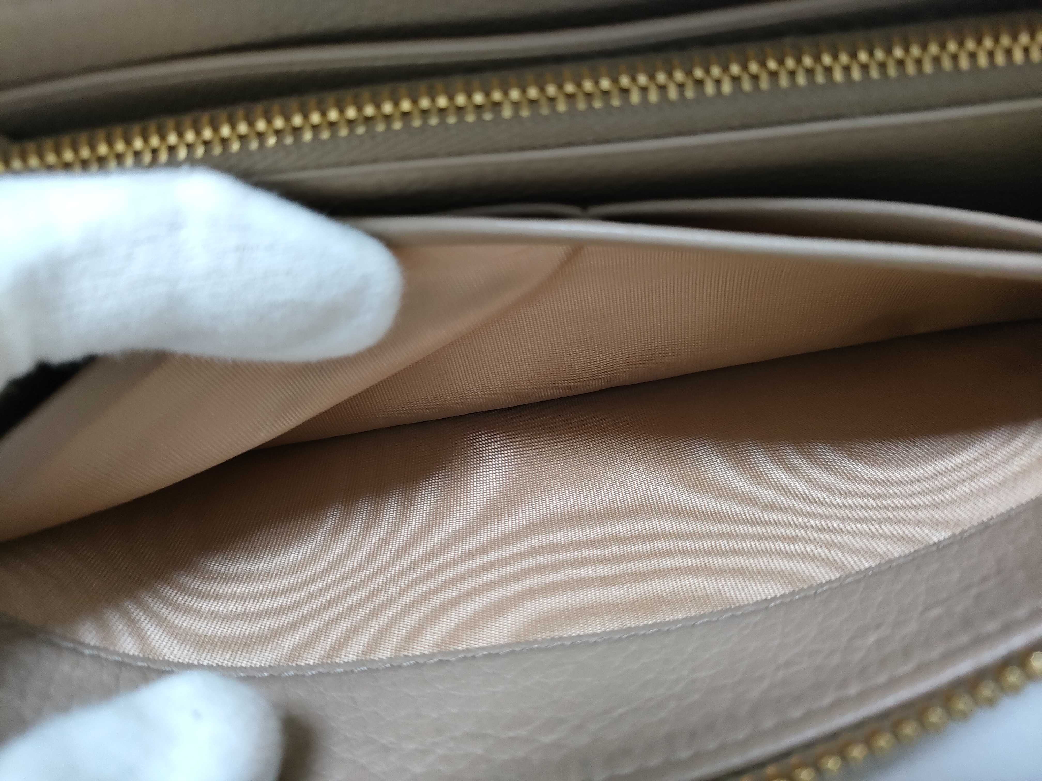 Saffiano Leather Round Zip Long Wallet 1ML506 RFID-protected, with Box and Certificate, Excellent Condition. — view 12