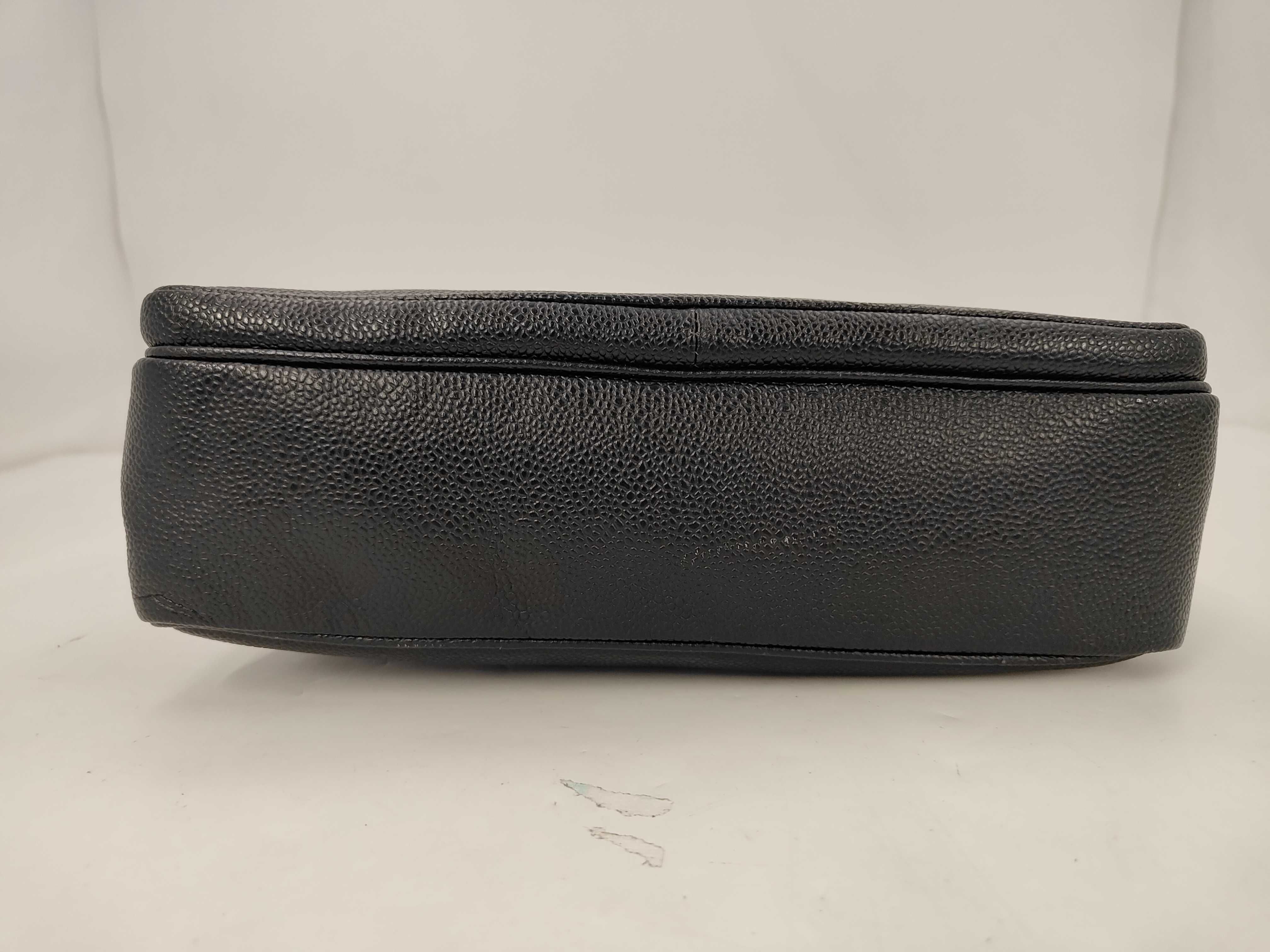 Chain Tote Caviar Leather Shoulder Bag — view 3