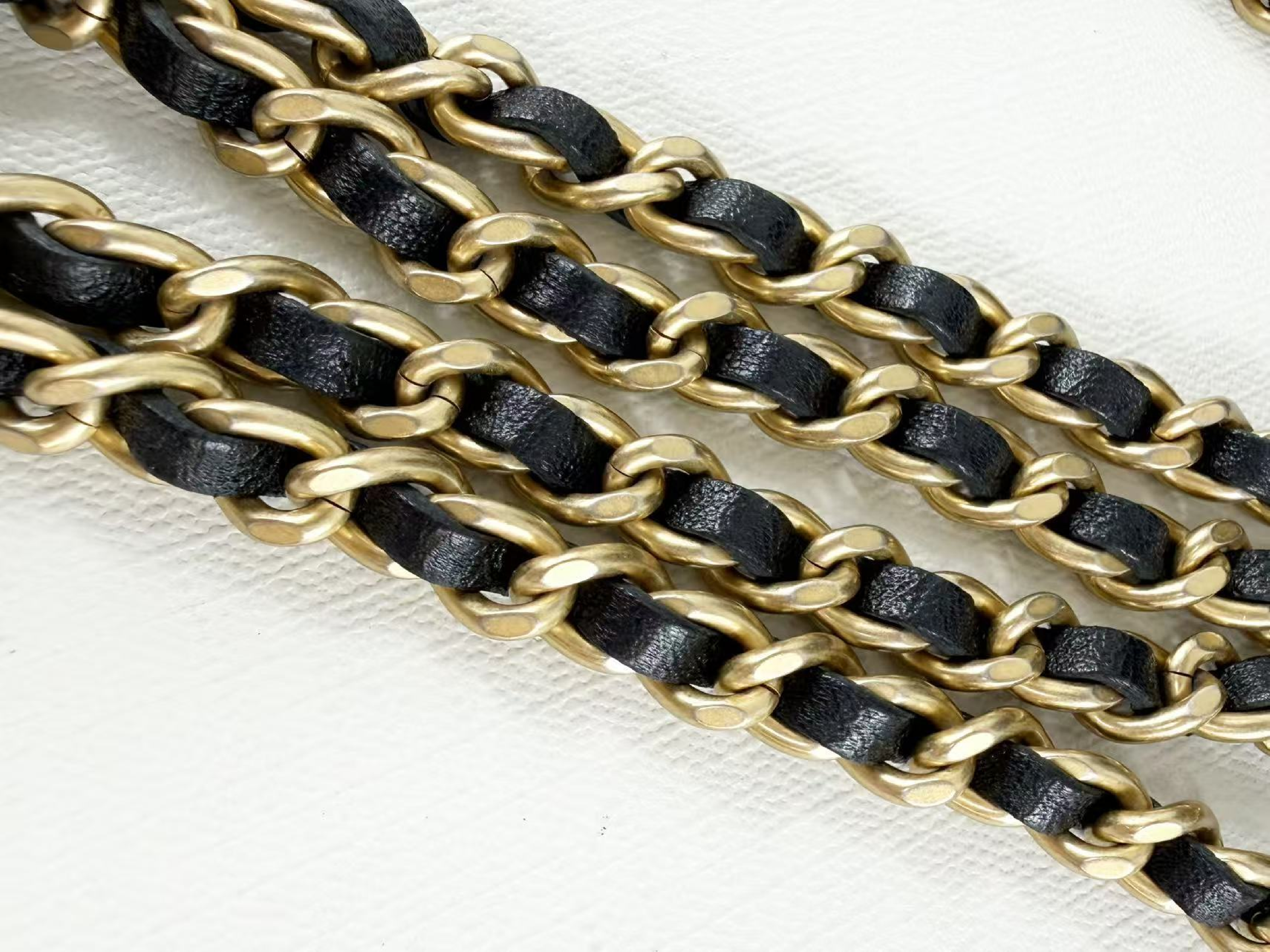 Black Matelassé Crushed Shoulder Bag, Approx. W15cm, Serial Number 31-series, with Dust Bag and Seal, Vintage Gold Hardware, 31852411 — view 8