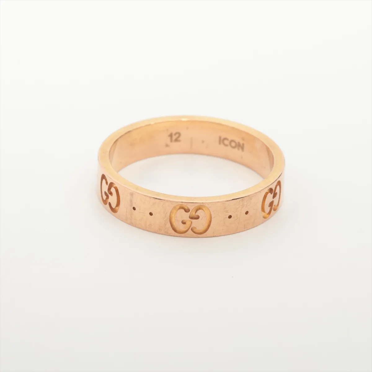Icon Ring, 750 (PG), 3.8g, Size 12, Metal wear, — view 2