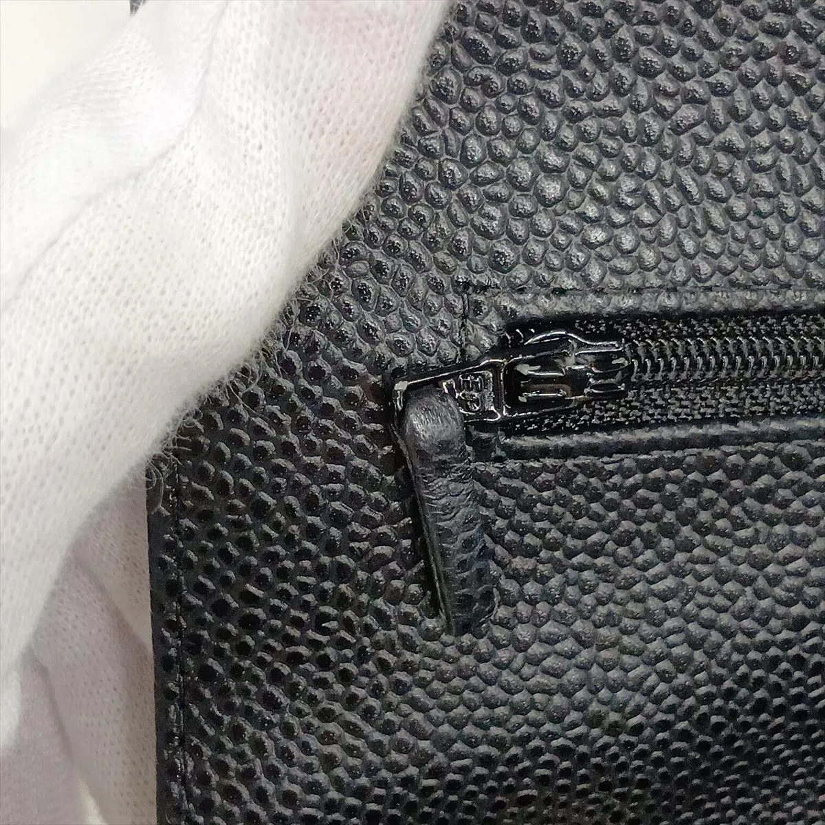 [Individually packaged] Chanel Large Matelassé 34 Maxi Caviar Skin Double Flap Double Chain Bag, Black with Gold Hardware, 16763464, Serial Number 16-158601 — view 13