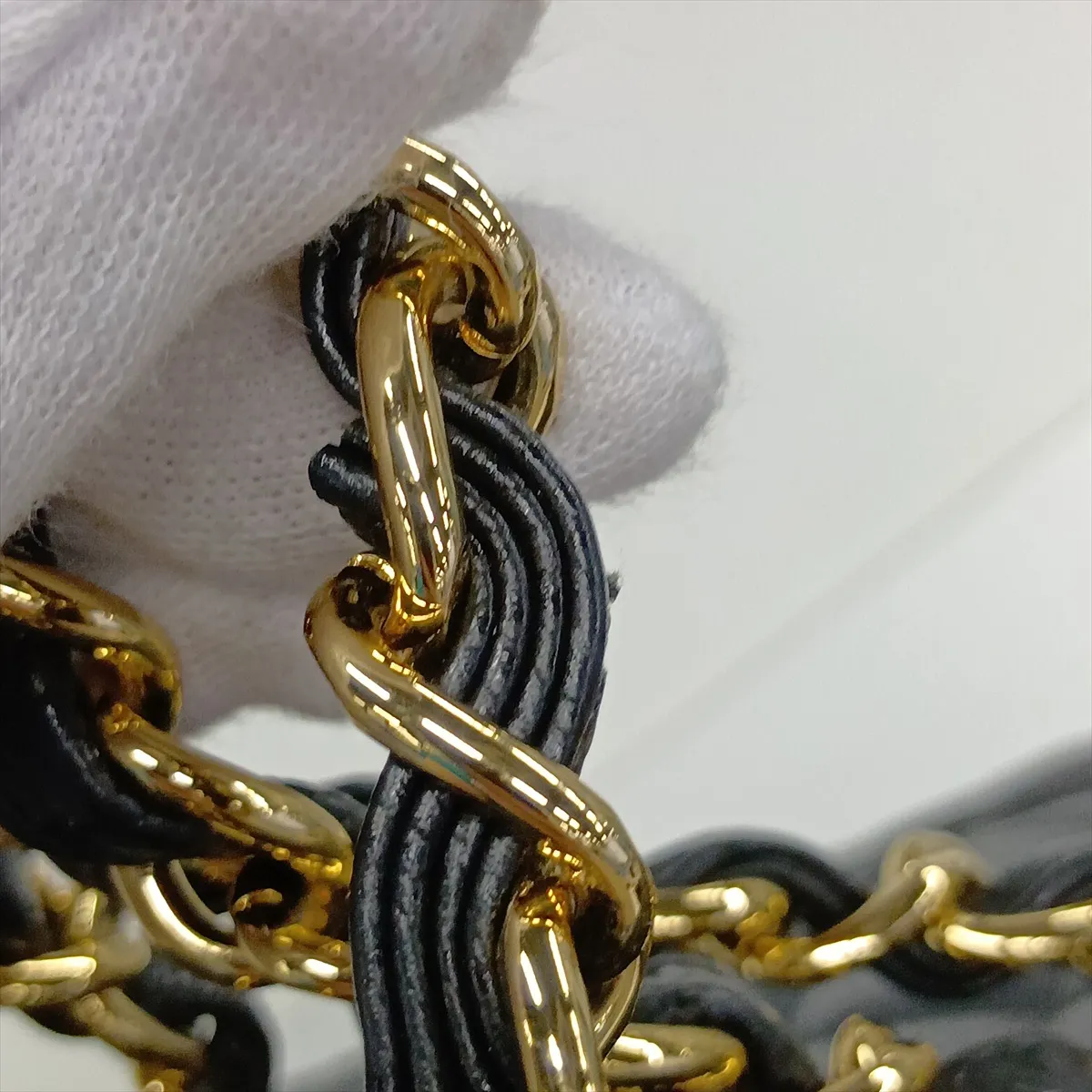 [Individually packaged] Chanel Large Matelassé 34 Maxi Caviar Skin Double Flap Double Chain Bag, Black with Gold Hardware, 16763464, Serial Number 16-158601 — view 15