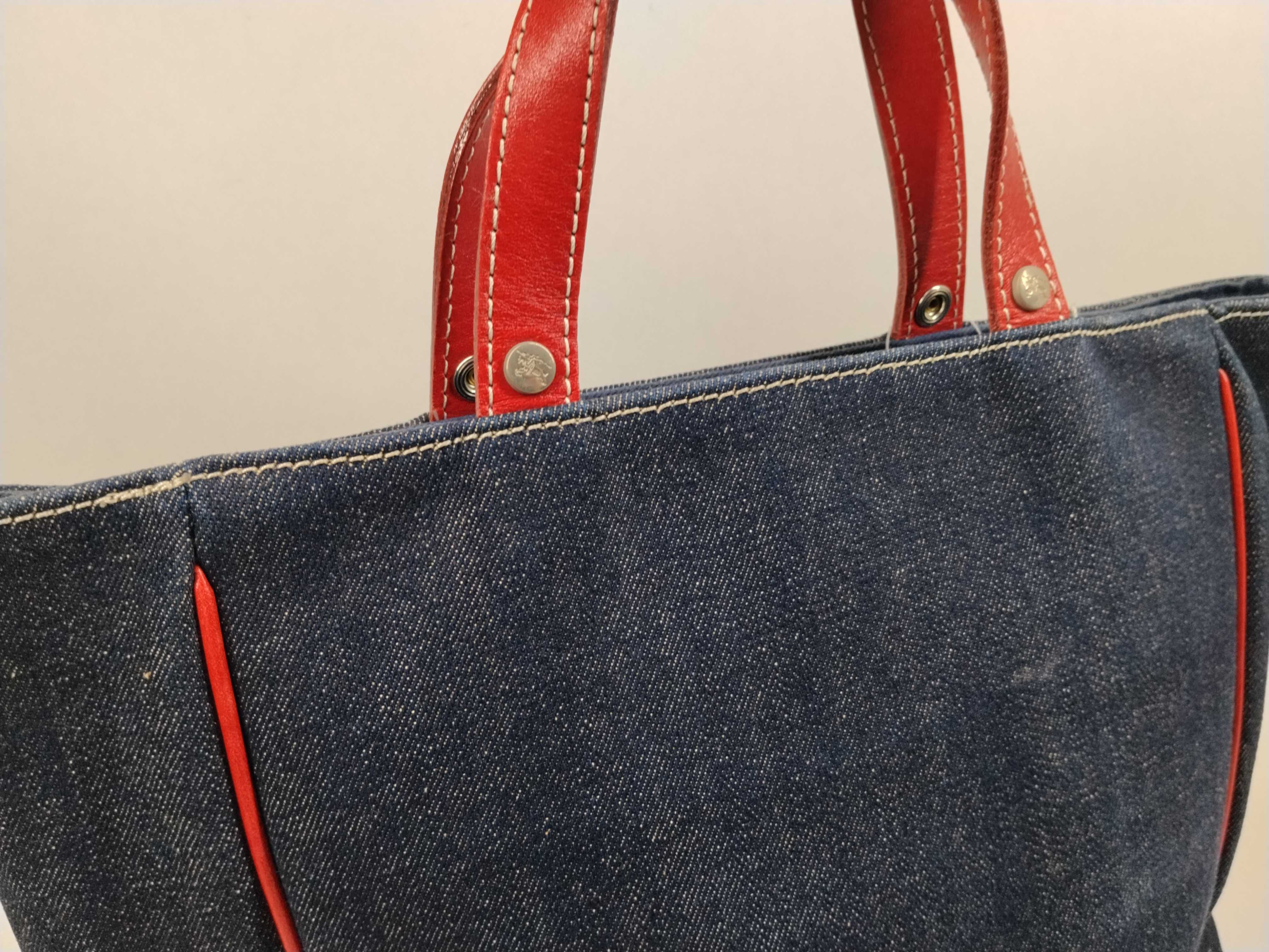 Blue Label Denim Tote Bag — view 3
