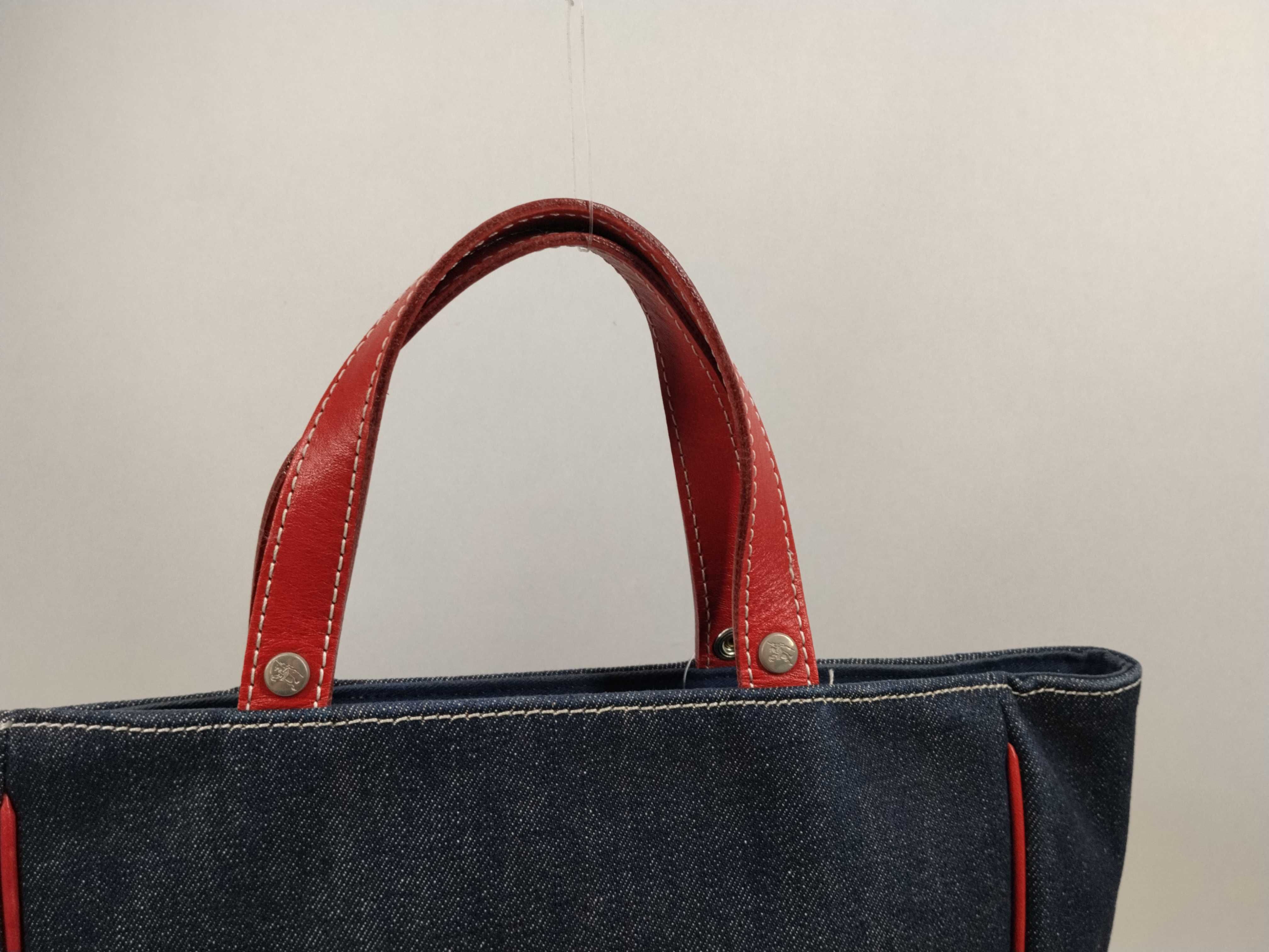 Blue Label Denim Tote Bag — view 4