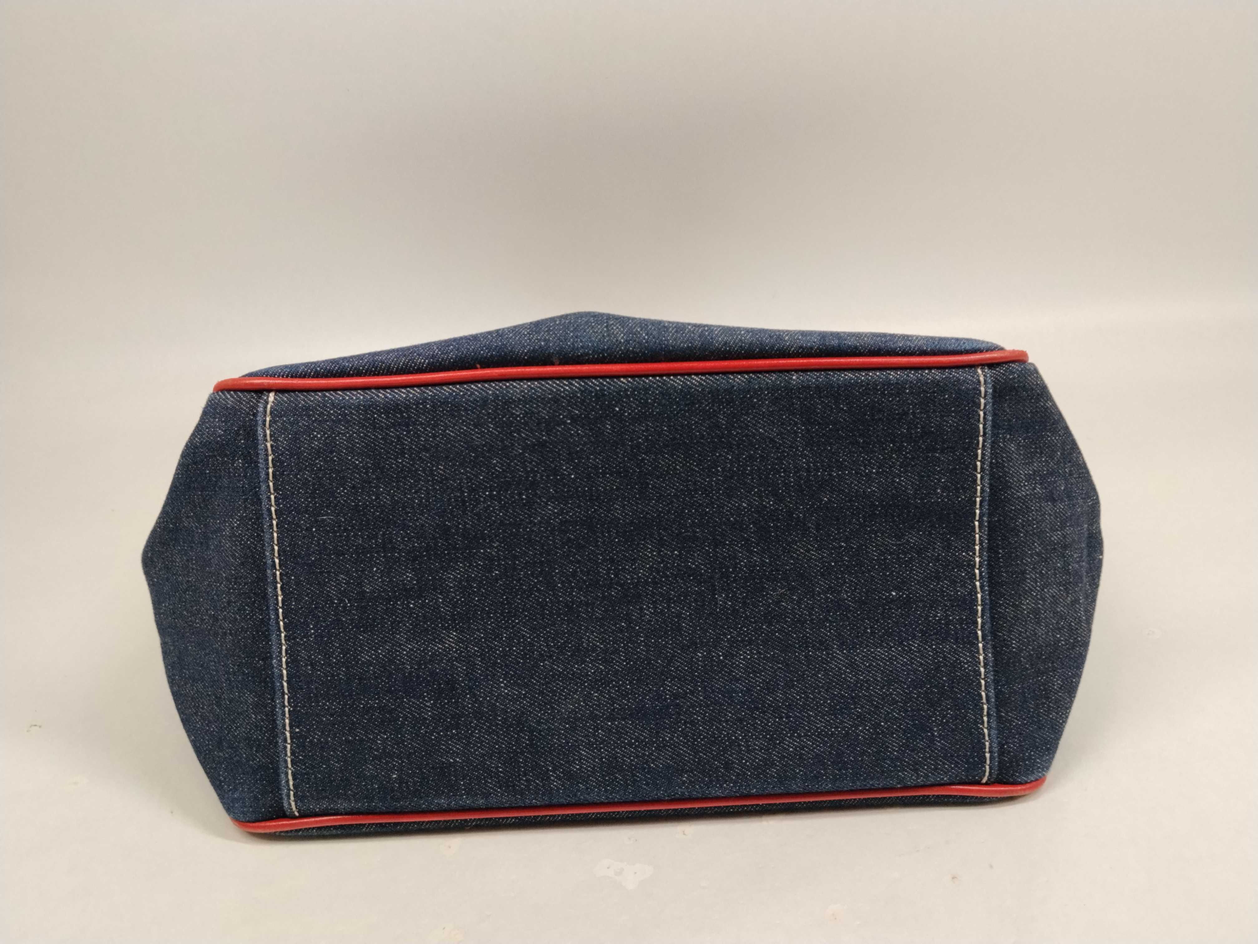 Blue Label Denim Tote Bag — view 7