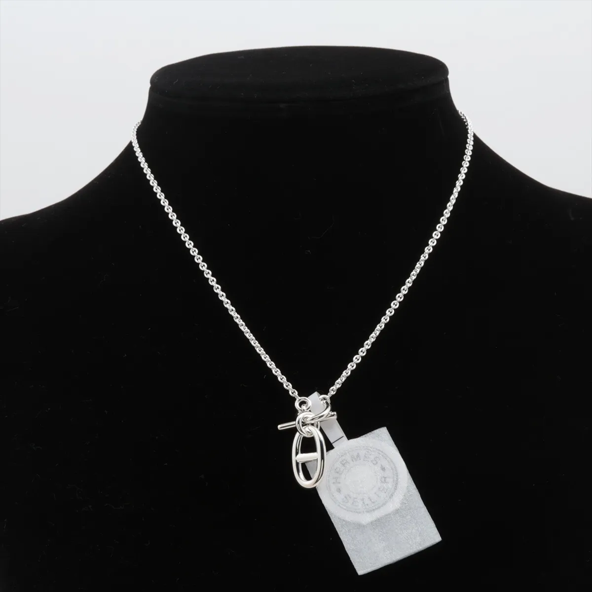 Chaine d'Ancre Amulette 2025 Necklace, 925 Sterling Silver, 10.3g, 25AG150700, some wear. — view 5