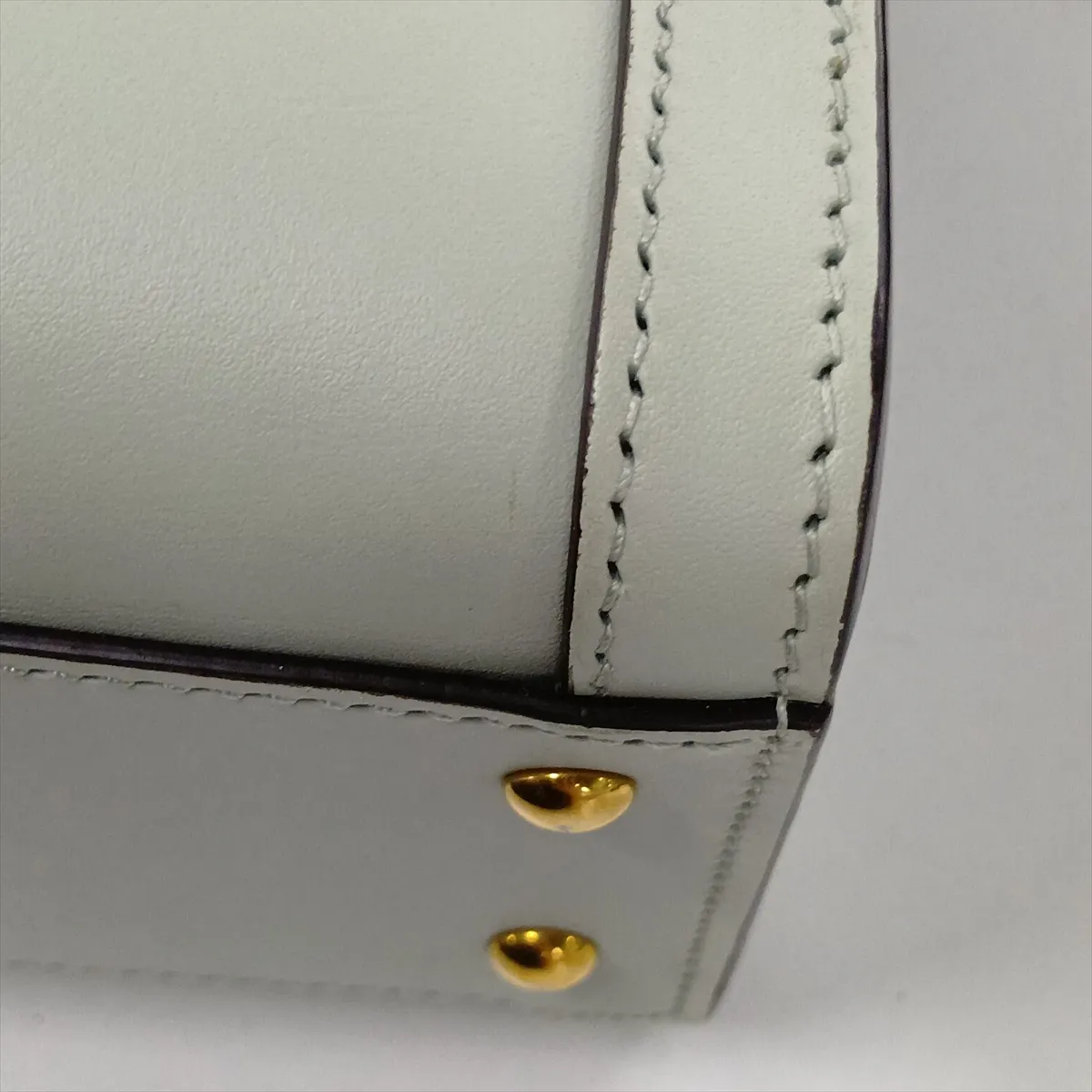 Bamboo Diana Leather 2-Way Handbag, Green, 702721 — view 13