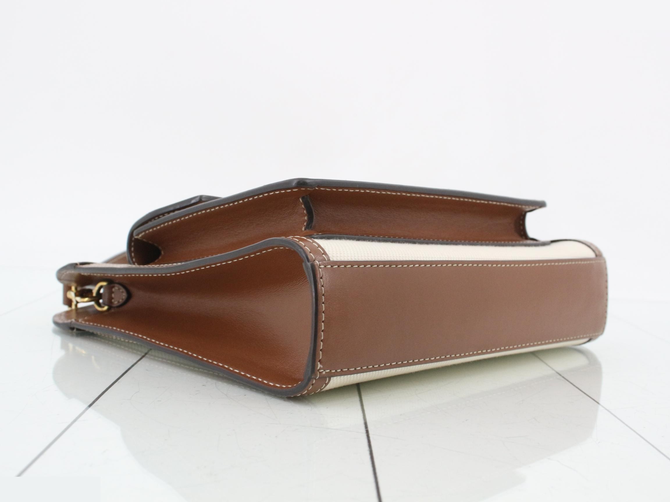 Mini Two-Tone Canvas 2-Way Shoulder Bag — view 5