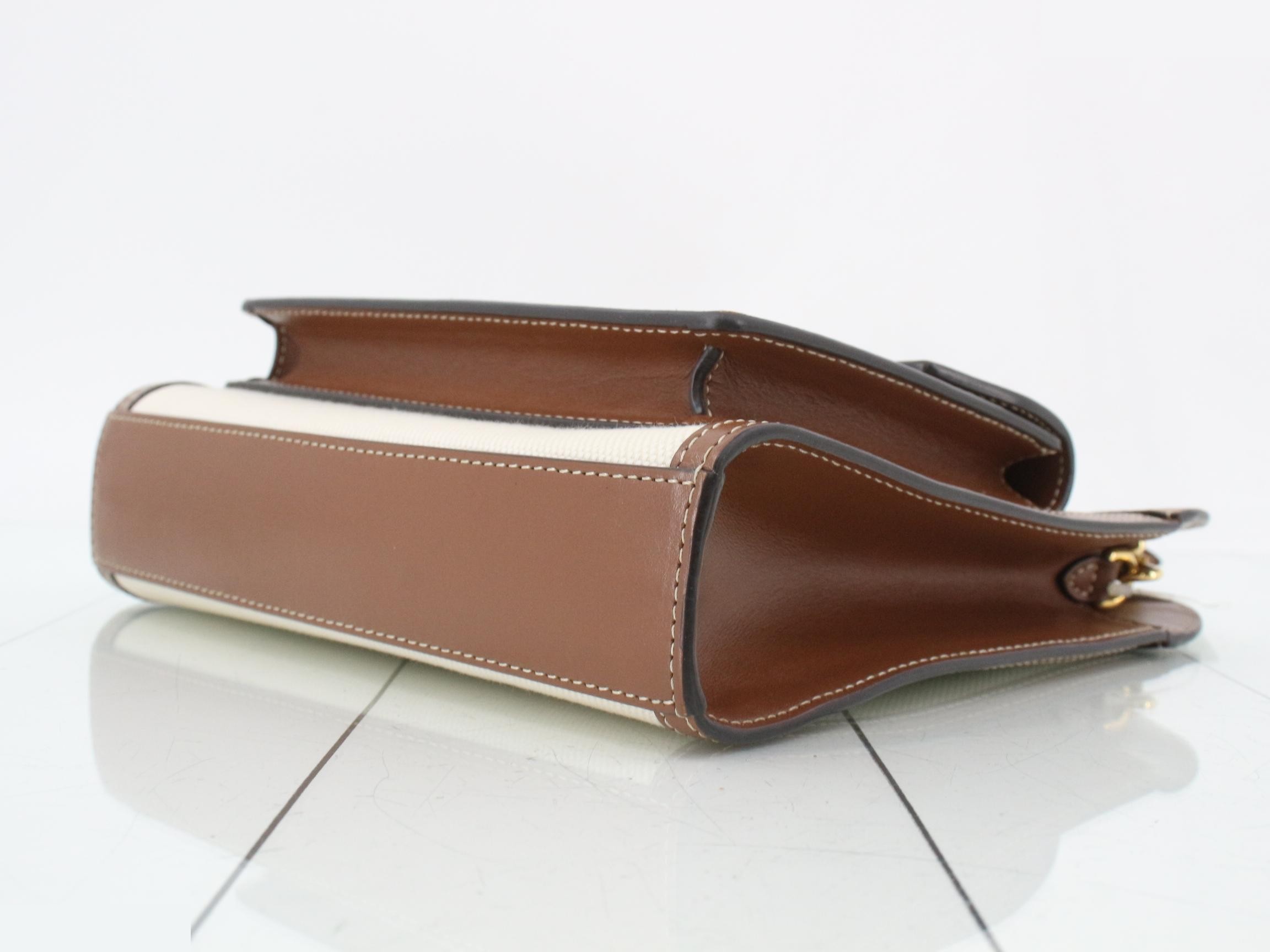 Mini Two-Tone Canvas 2-Way Shoulder Bag — view 6