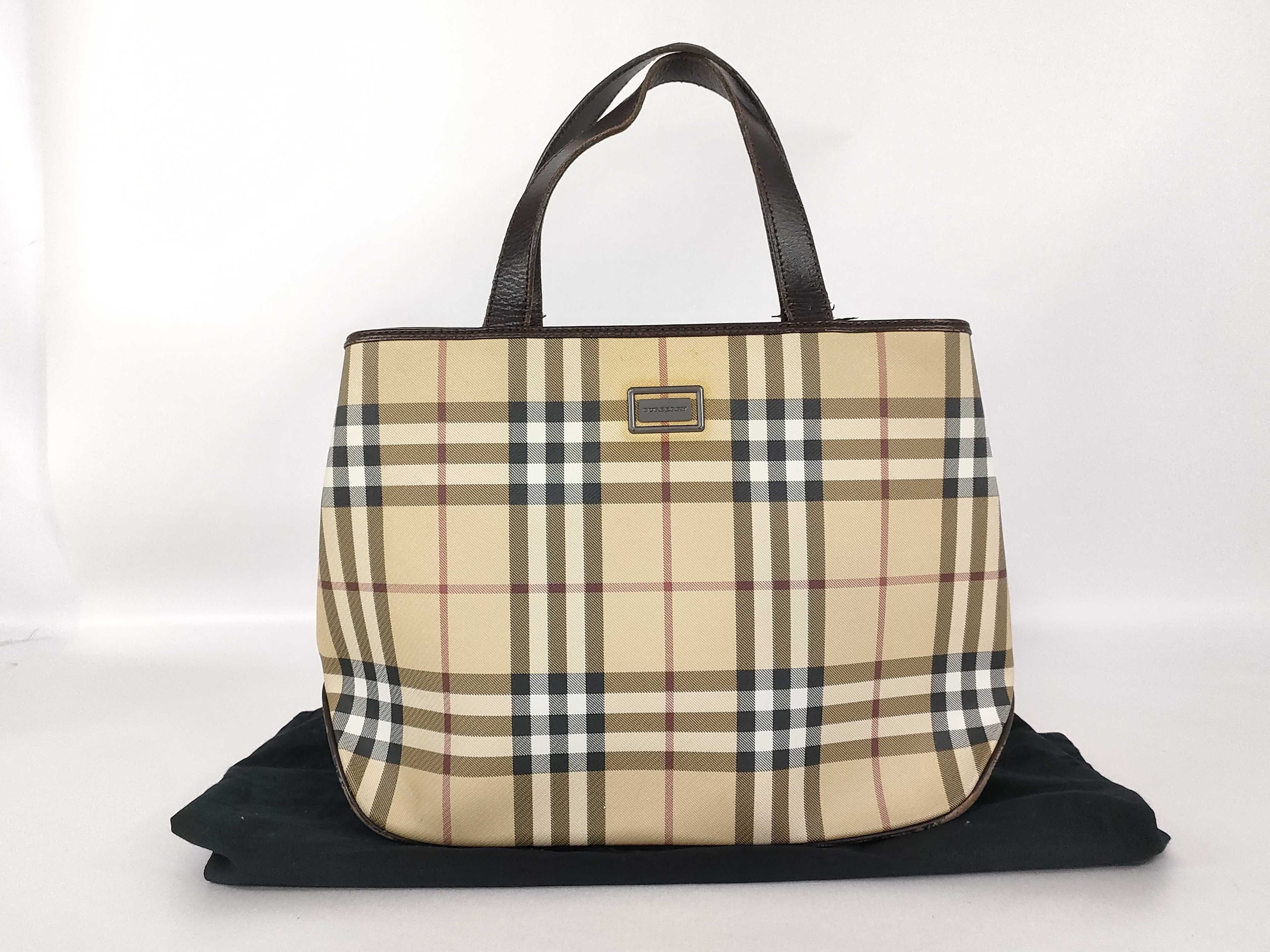 handbag, Nova Check pattern, dust bag included.