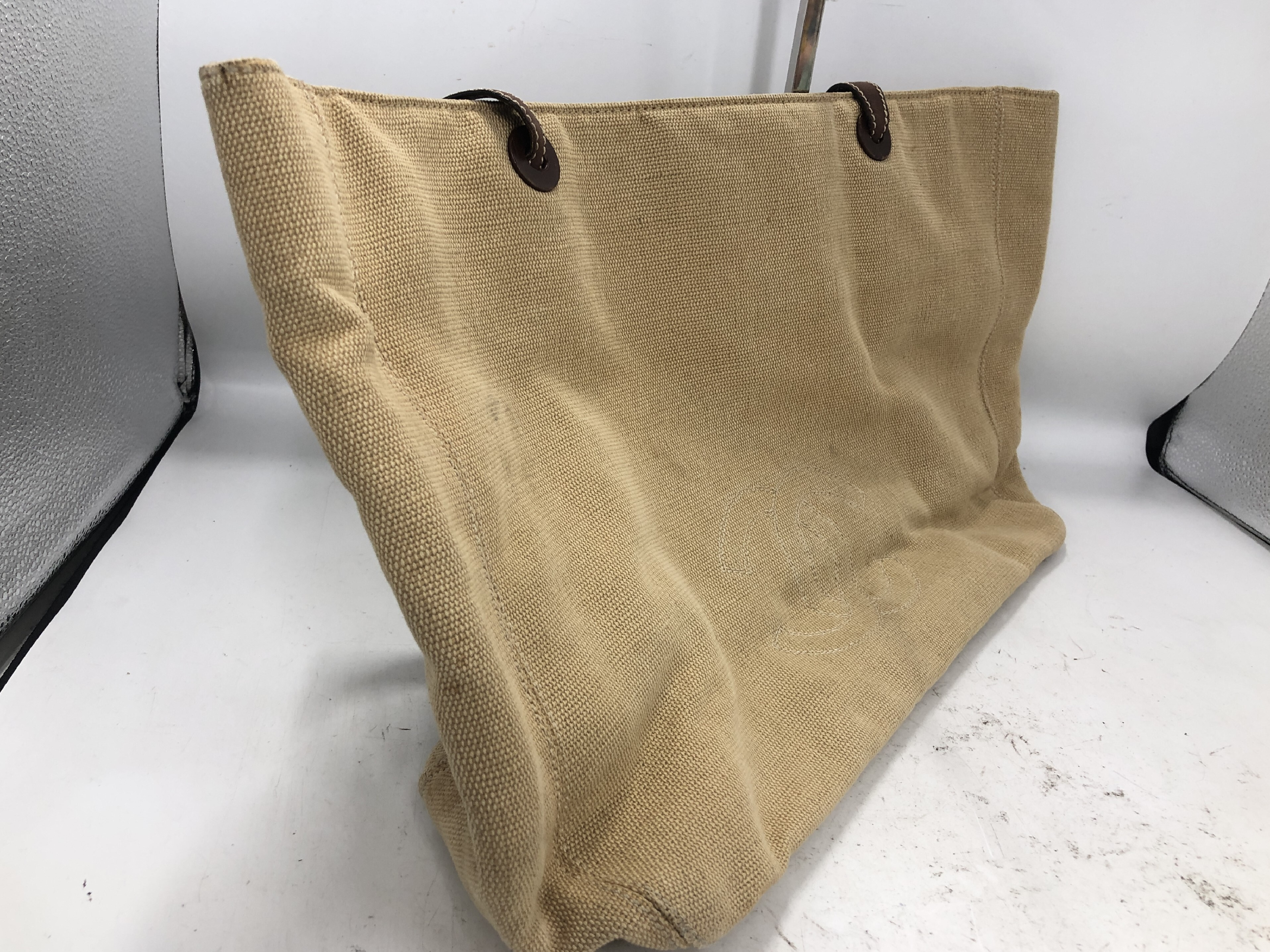 Coco Mark Sticker Included 5627456 Linen Brown Tote Bag — view 4