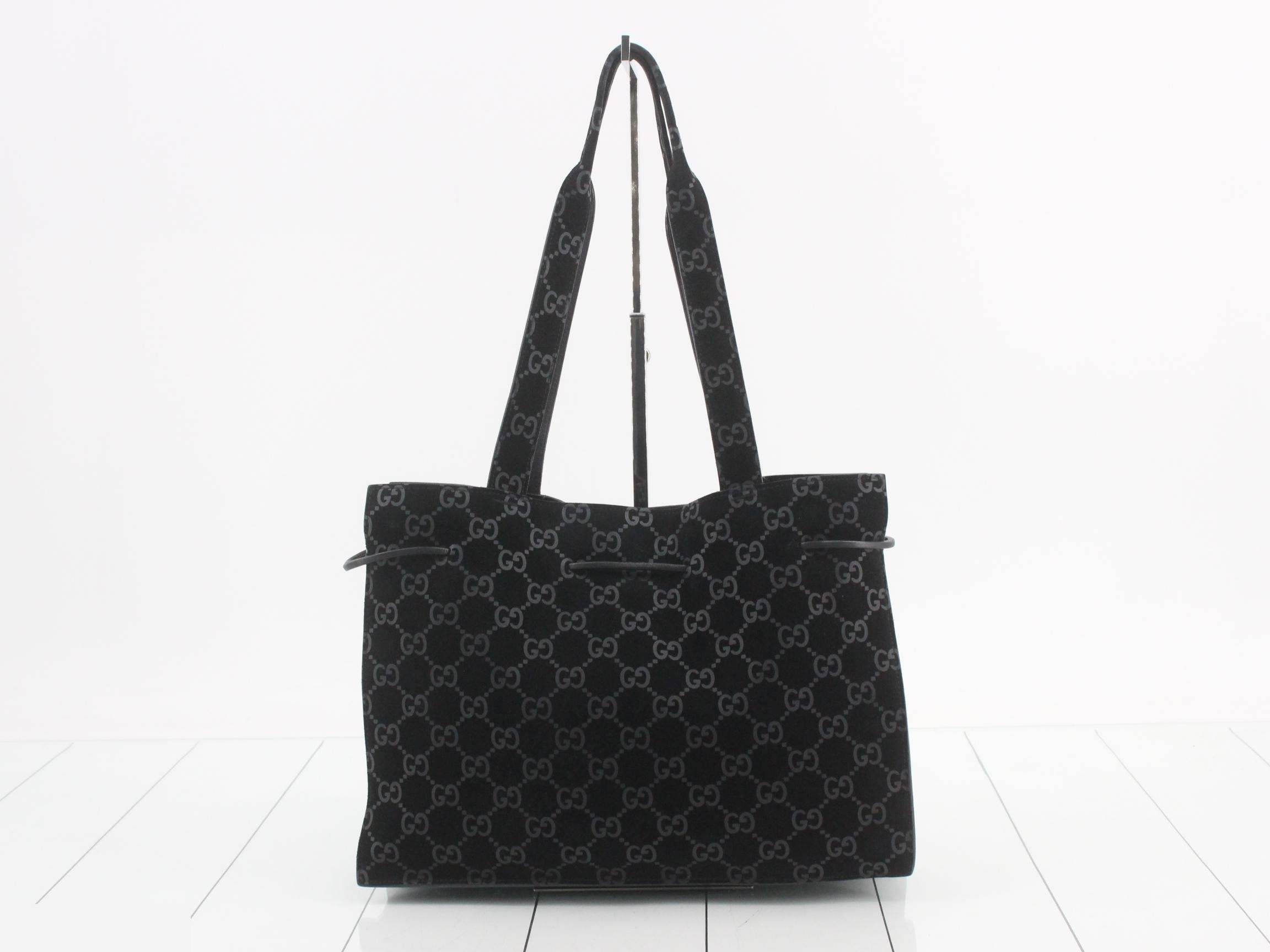 GG Suede Handbag — view 2
