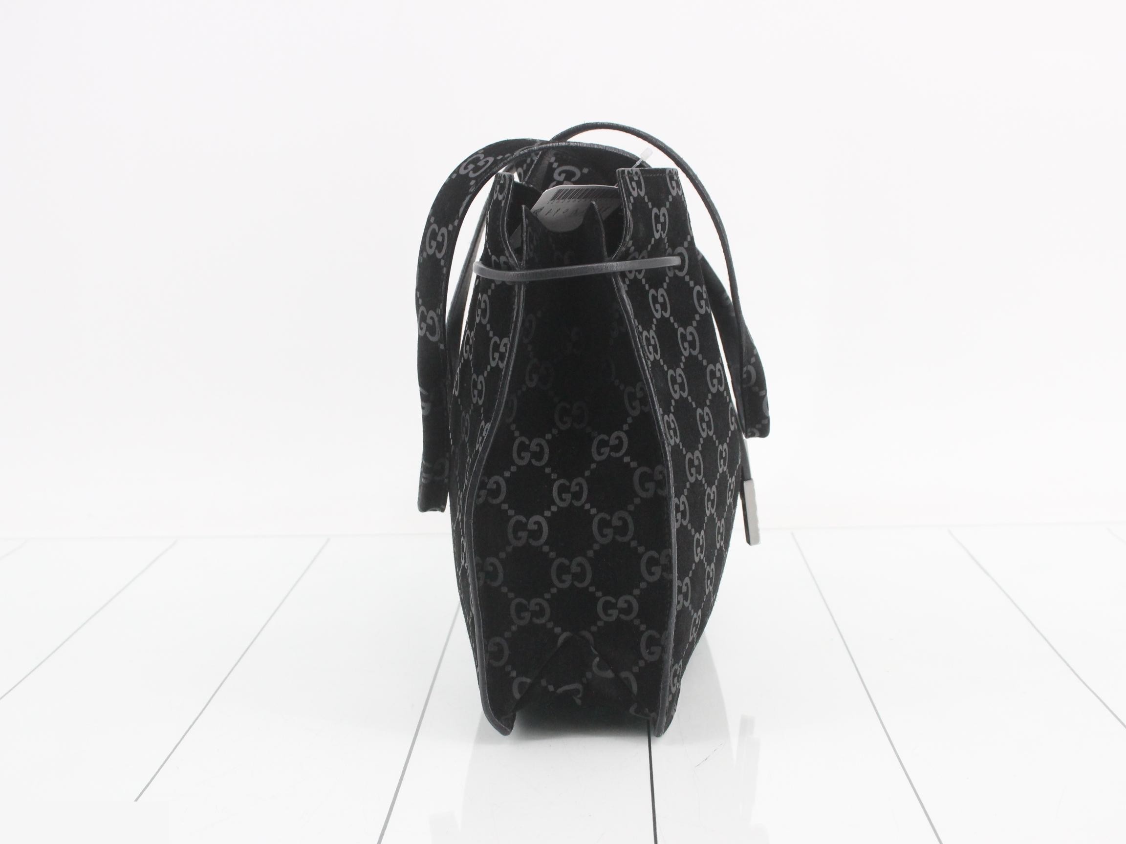 GG Suede Handbag — view 4