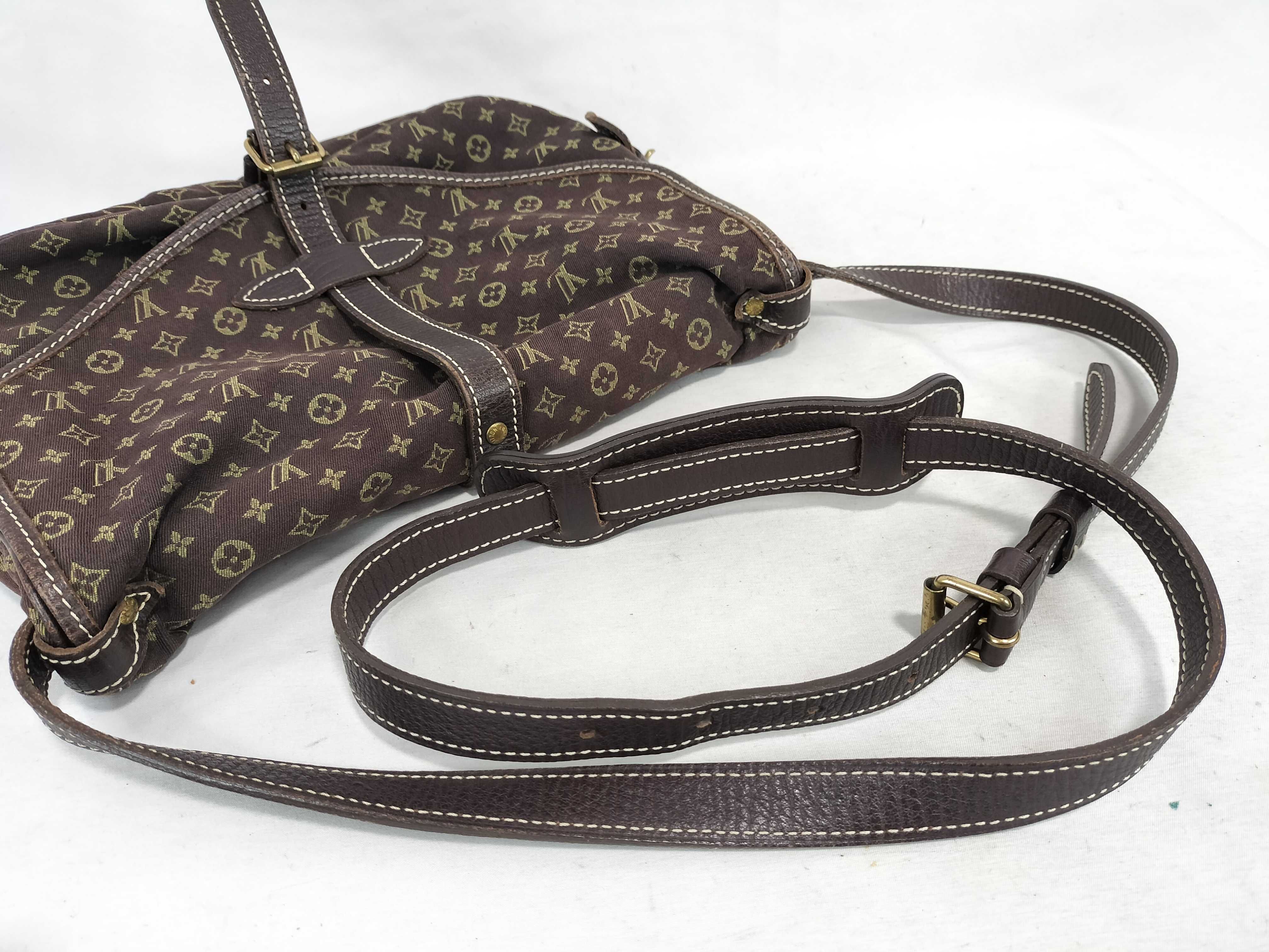 Monogram Mini Lin Louis Vuitton Saumur Shoulder Bag Monogram Mini Lin Shoulder Bag — view 3