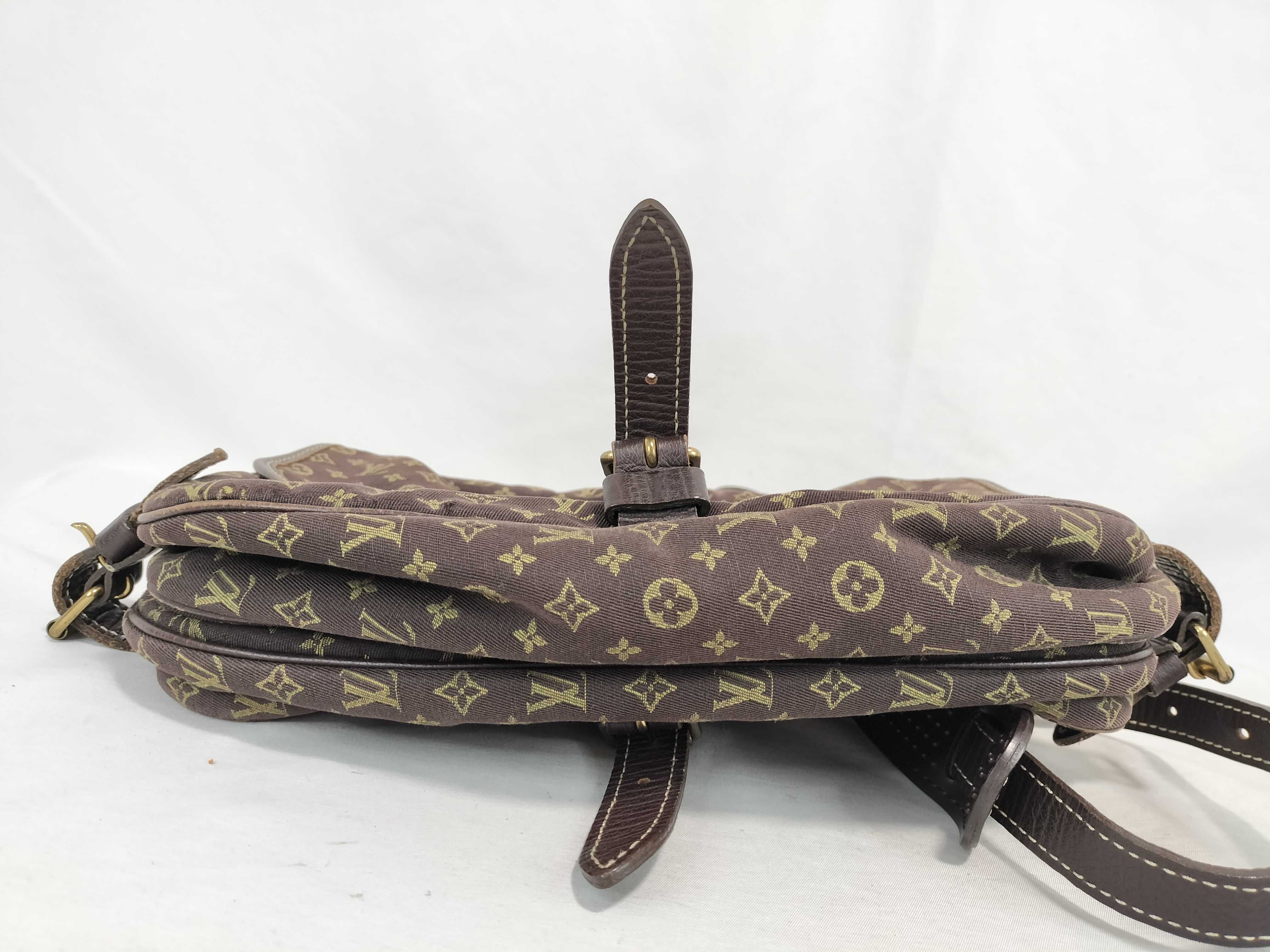 Monogram Mini Lin Louis Vuitton Saumur Shoulder Bag Monogram Mini Lin Shoulder Bag — view 7
