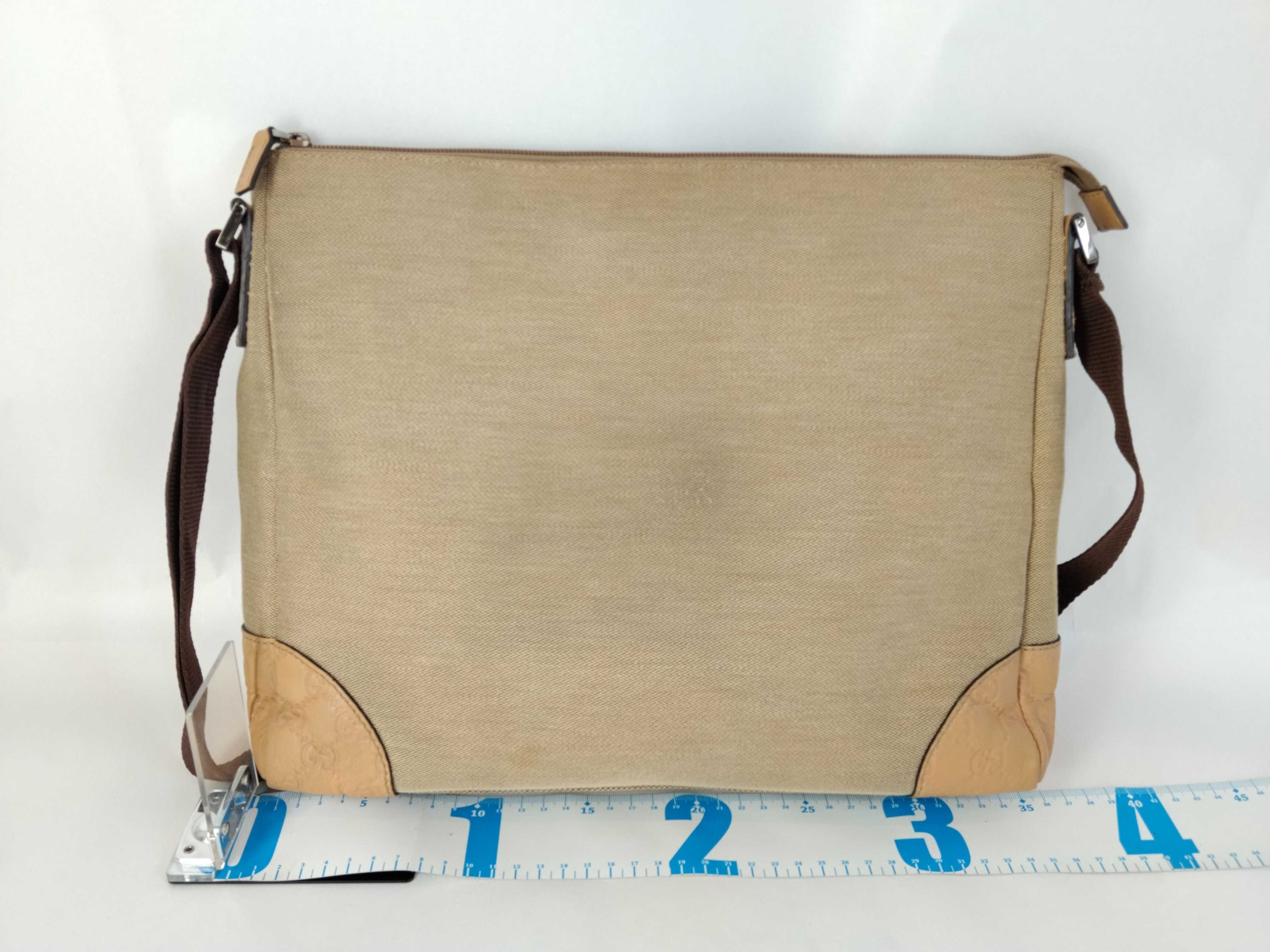Shoulder Bag GG Simma Beige Canvas Shoulder Bag — view 2