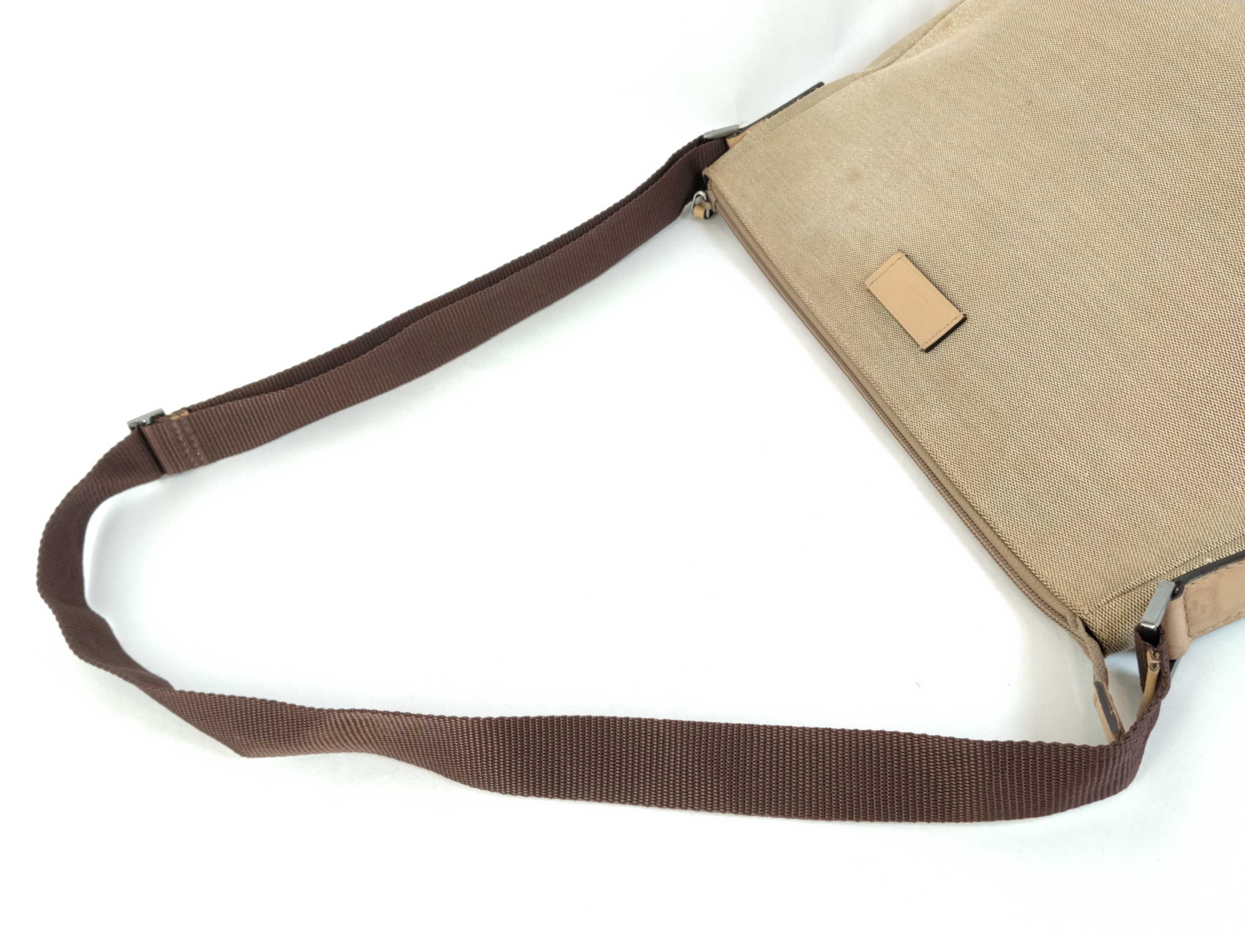 Shoulder Bag GG Simma Beige Canvas Shoulder Bag — view 3