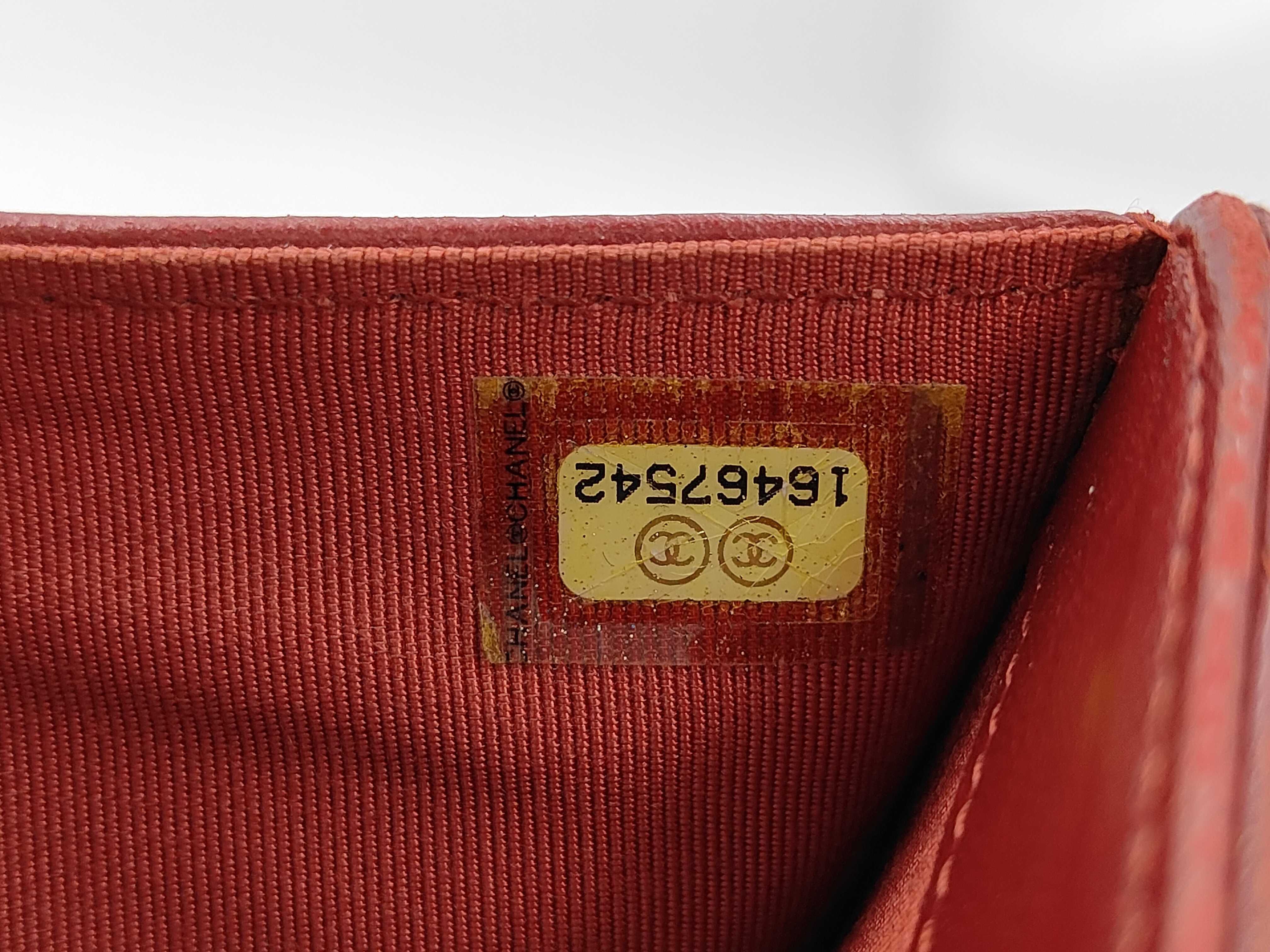 SLG MATELASSE LAMBSKIN BIFOLD WALLET RED W/CARD NO.16 16467542 Wallet — view 8