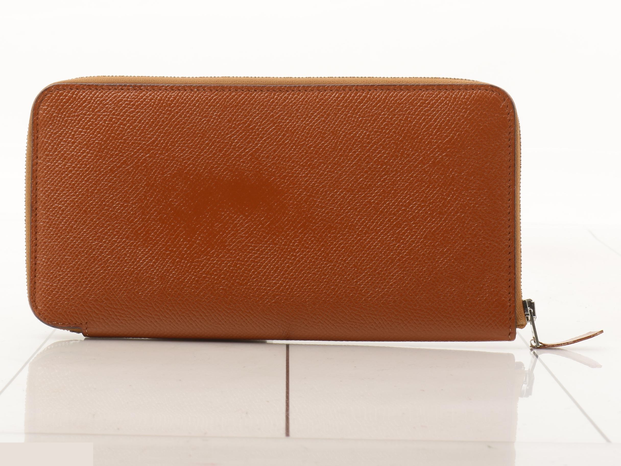 Azap HERMES wallet R stamp — view 2