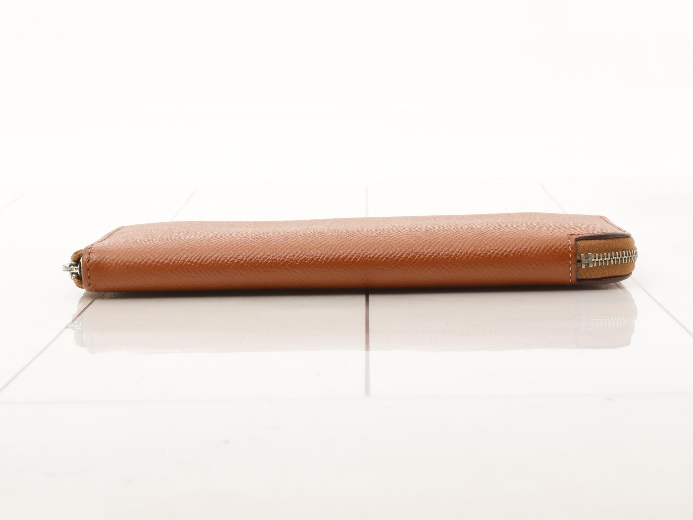 Azap HERMES wallet R stamp — view 3
