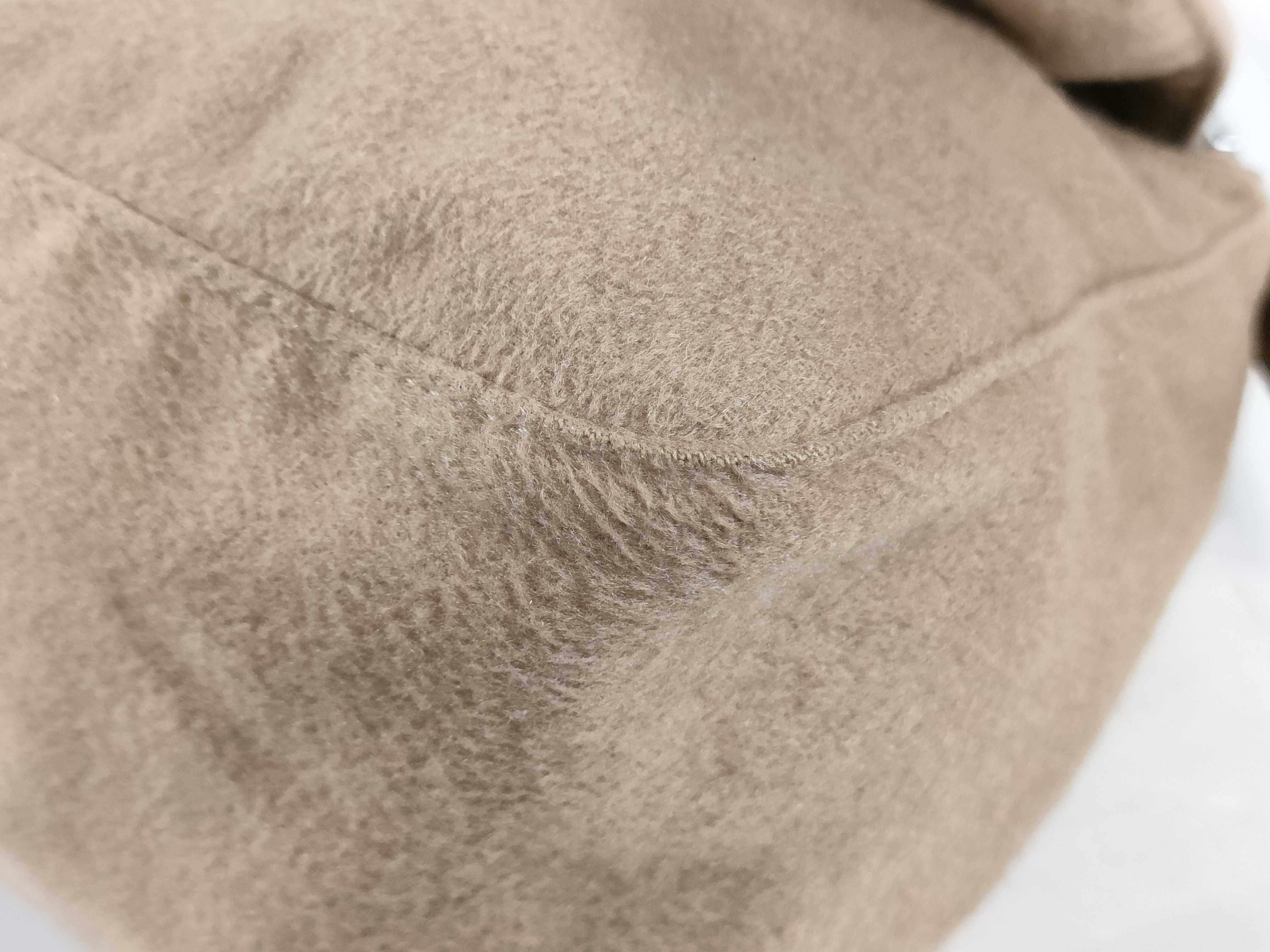 Mamma Bucket Felt Shoulder Bag (Beige) — view 6