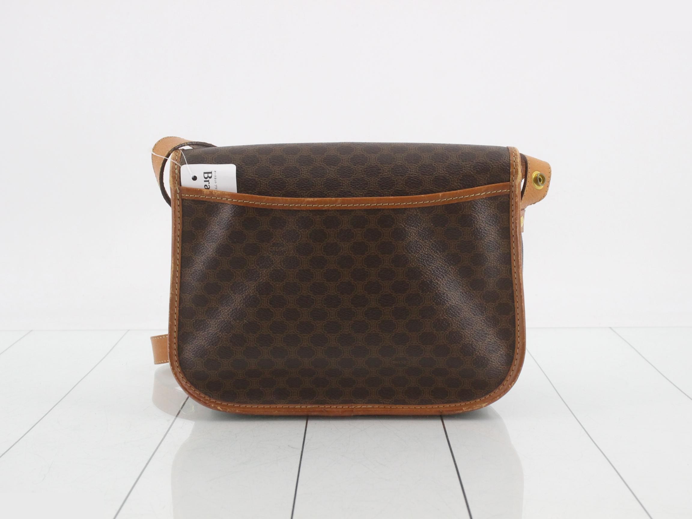 Macadam PVC Shoulder Bag, Brown — view 2