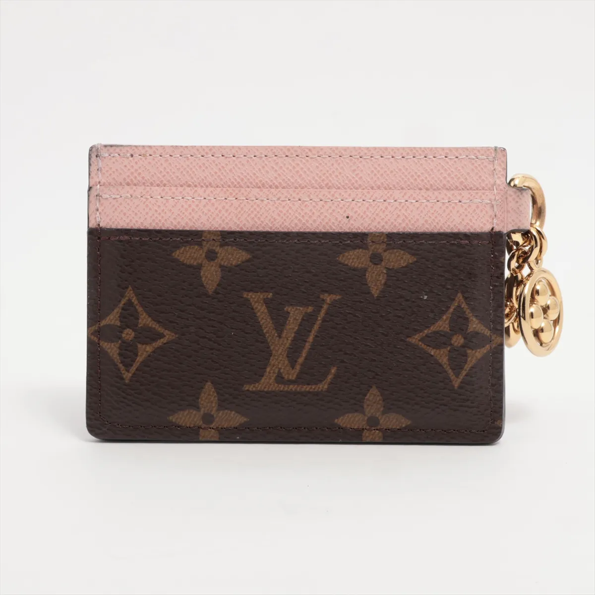 Monogram Porto Cult LV Charm M82739 Rose Ballerine Card Case RFID Reactive — view 2