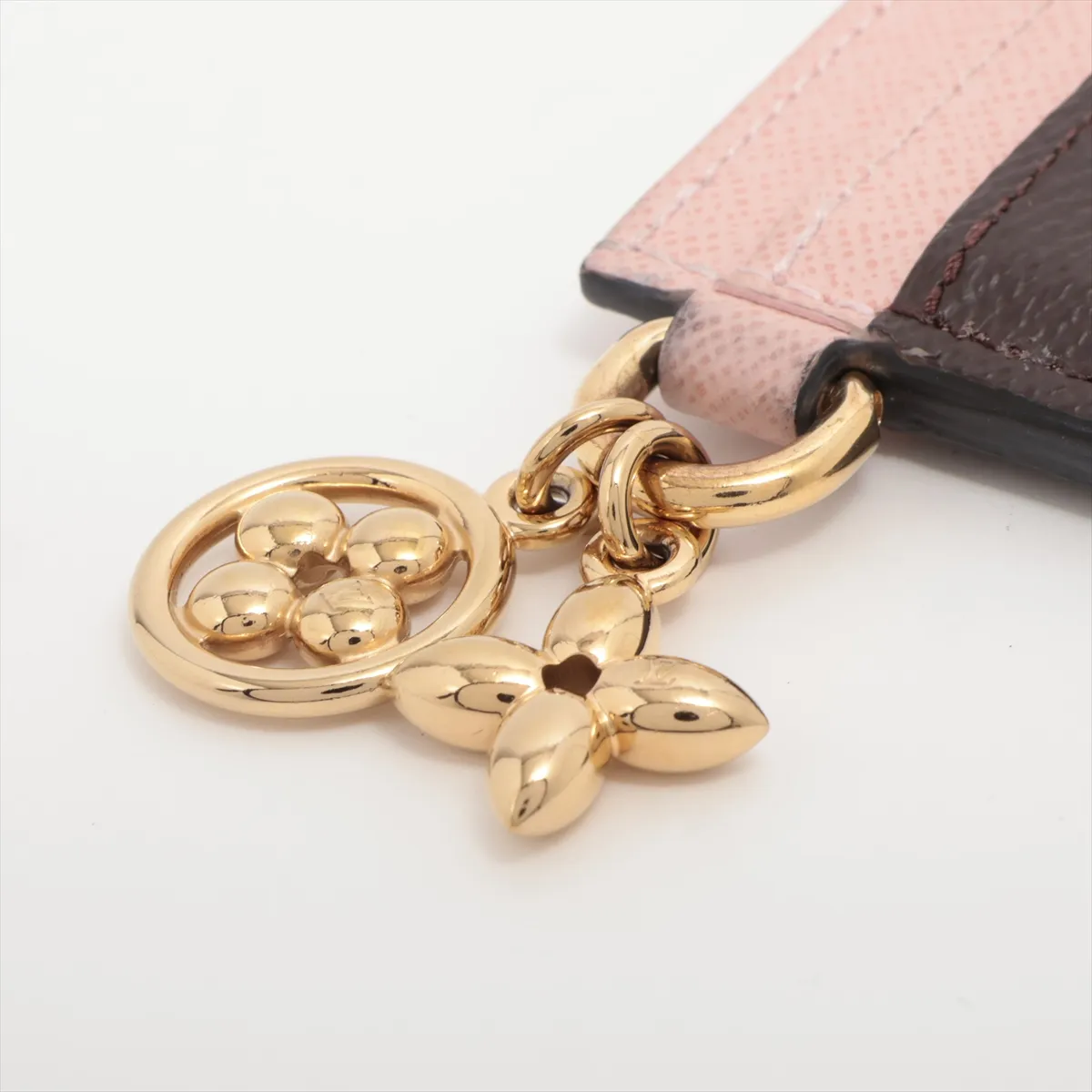 Monogram Porto Cult LV Charm M82739 Rose Ballerine Card Case RFID Reactive — view 5