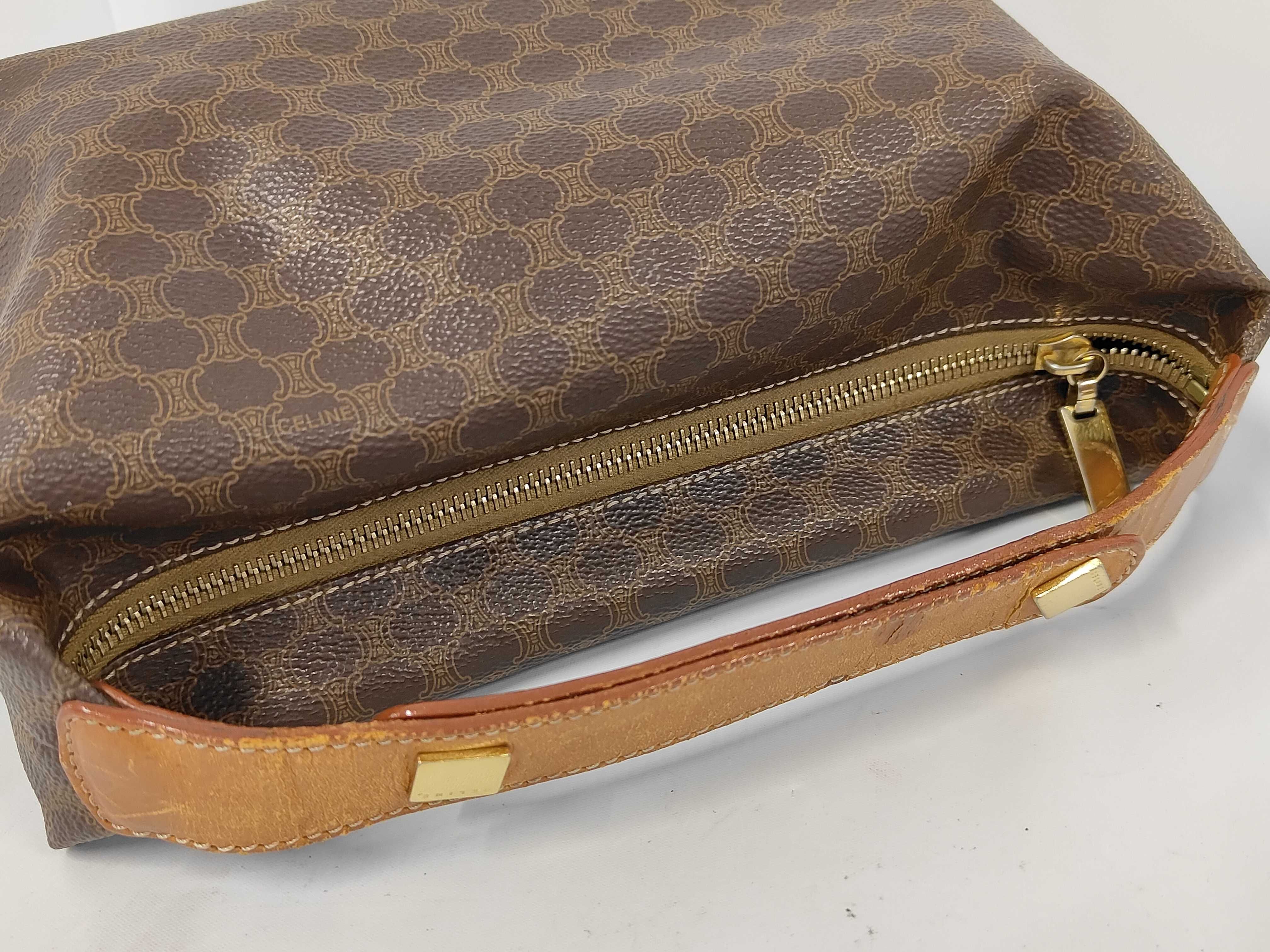 Macadam Leather One-Shoulder Shoulder Bag Handbag — view 3