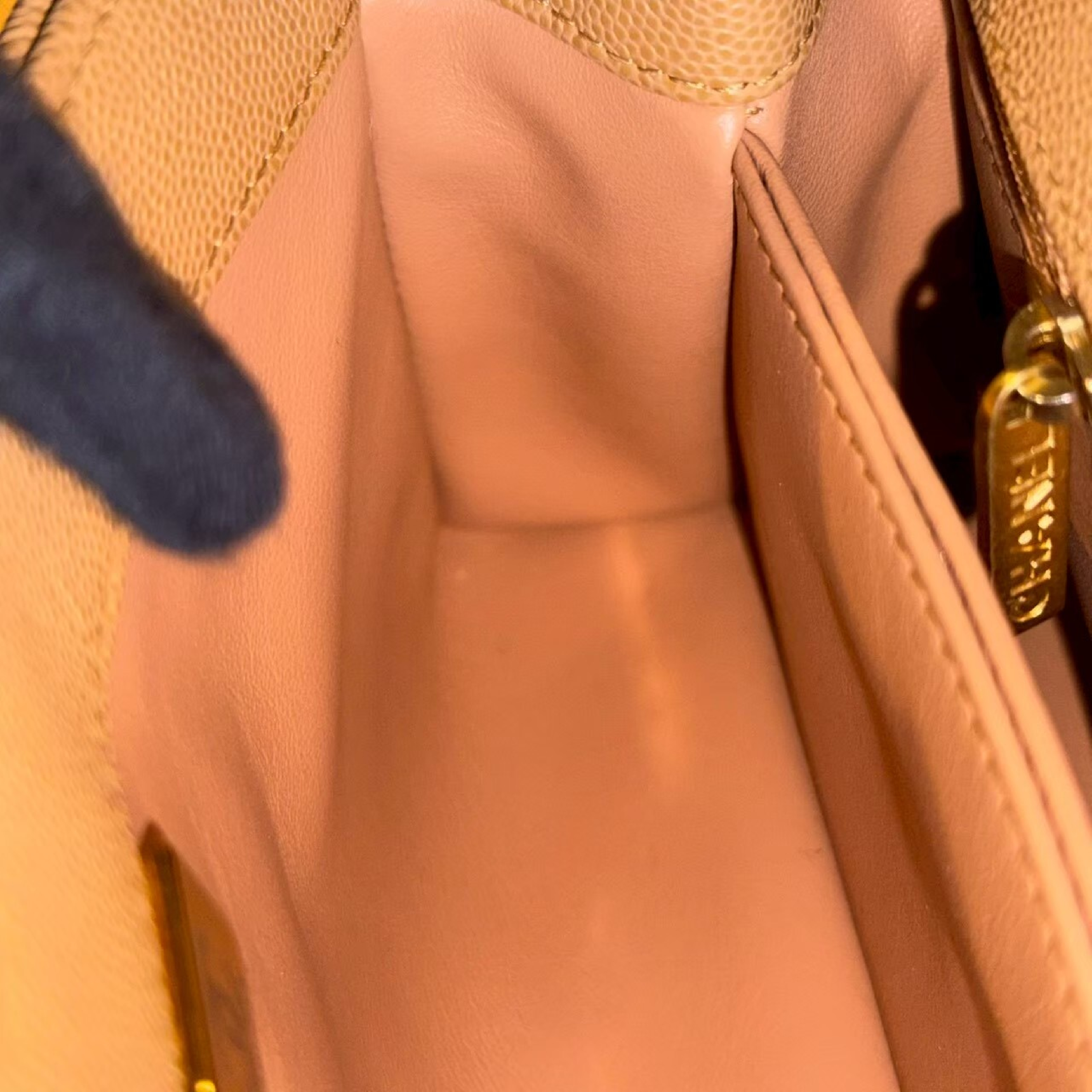 Coco Handle 24 Gold Handbag with Gold Hardware — view 15