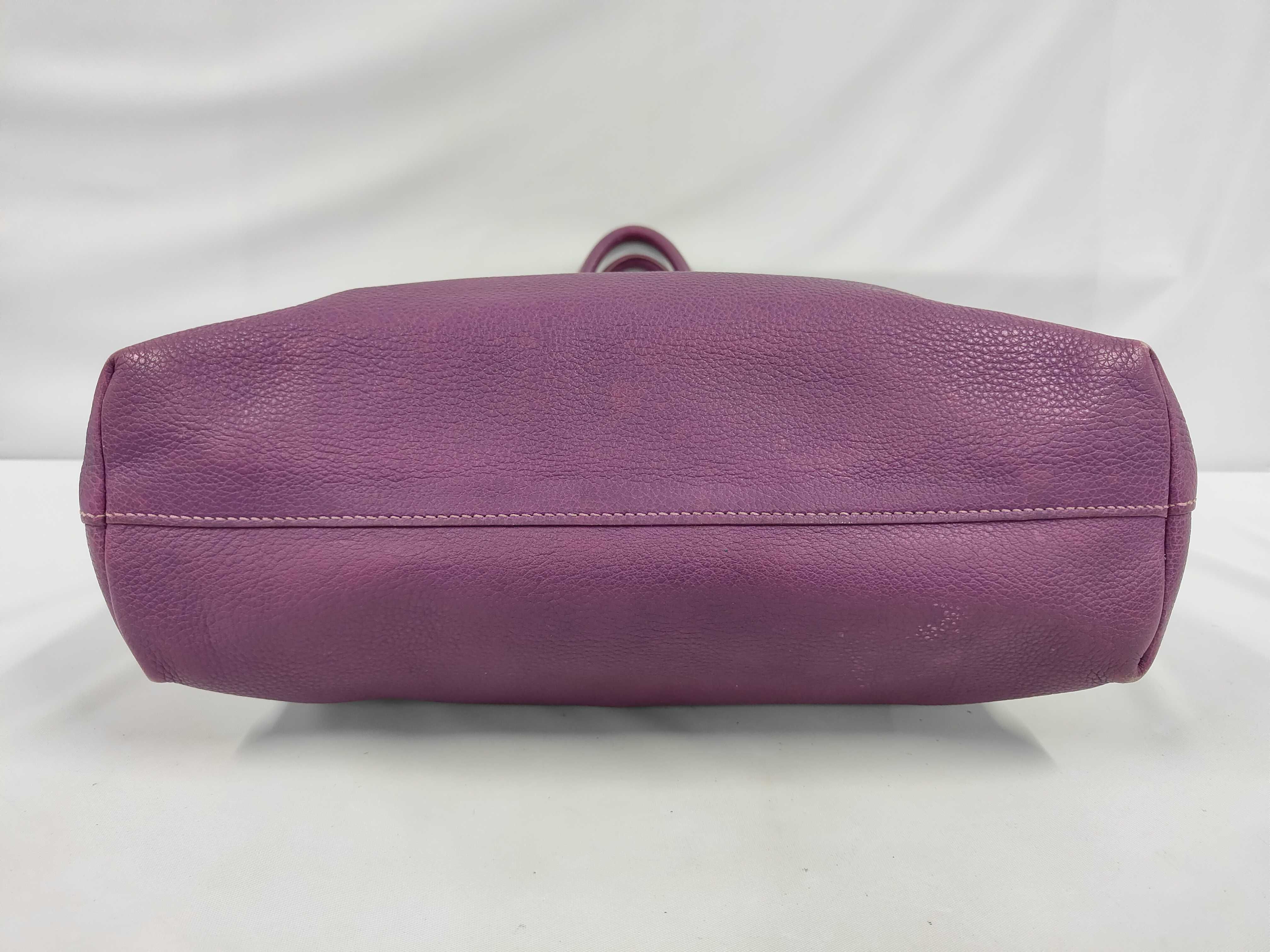 Vitello Daino 2-Way Shoulder Bag BN1713 Purple Tote Bag — view 3