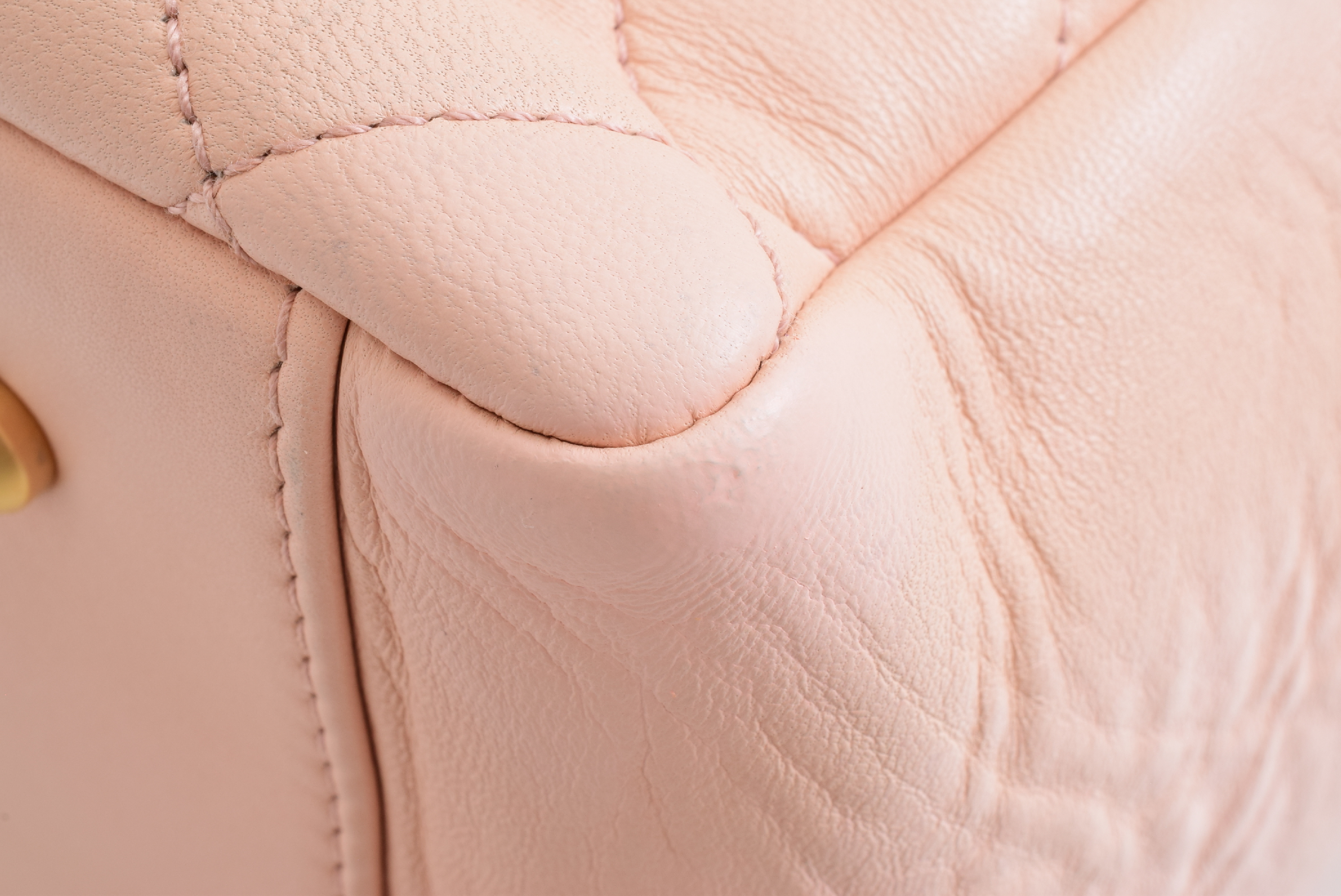 Matelassé Tote Chain Coco Lambskin Shoulder Bag — view 7
