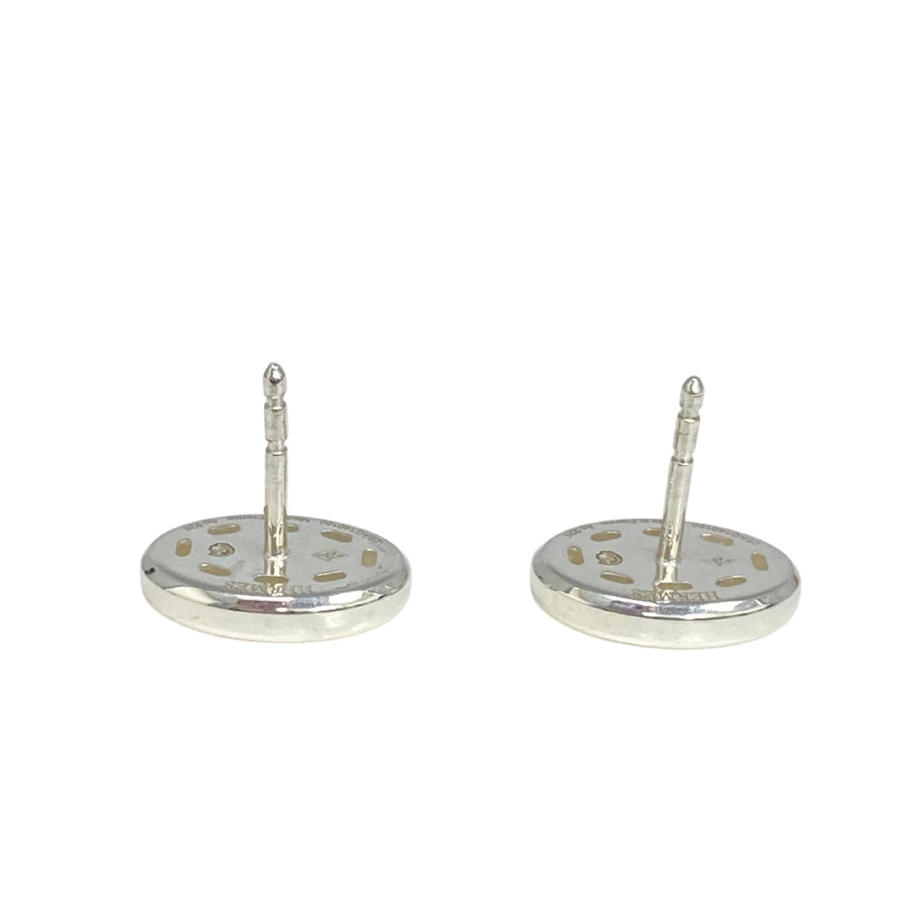 【*Shipped from: Hong Kong*】HERMES ( ) Silver-colored Sterling Silver 925 Earrings — view 4