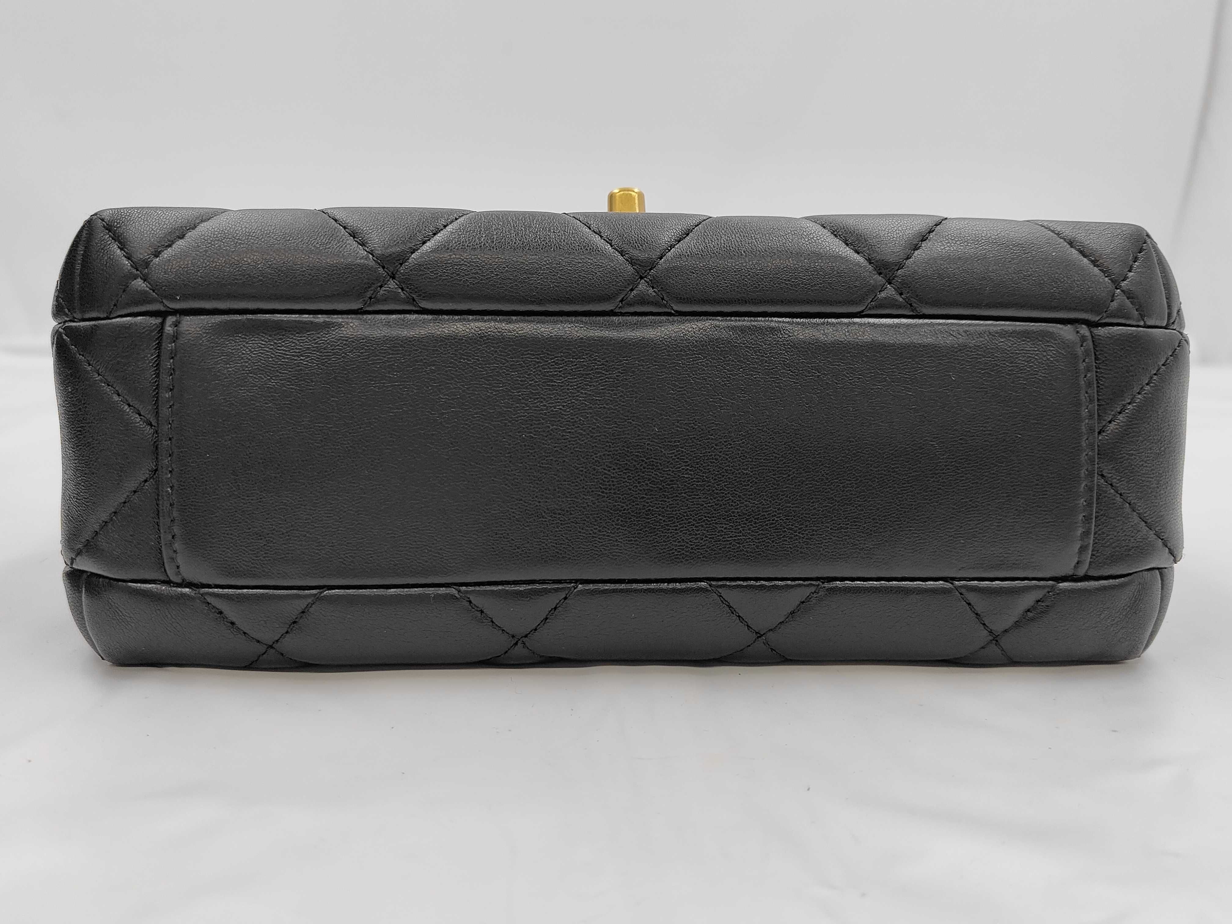 Matelassé Logo Charm Chain Shoulder Bag — view 6